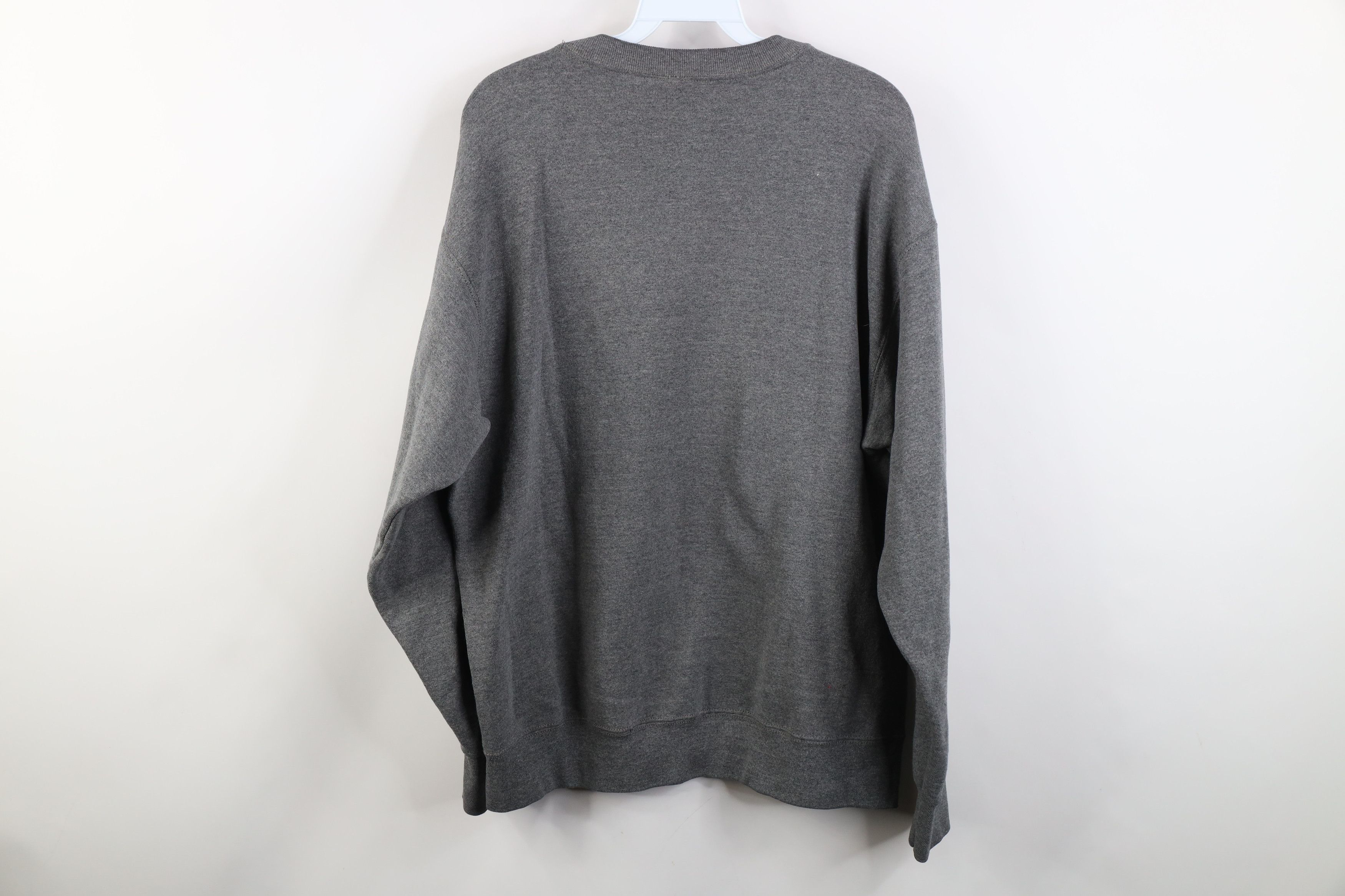 Vintage Vintage 90s Streetwear Blank Crewneck Sweatshirt Gray Size US L / EU 52-54 / 3 - 10 Thumbnail