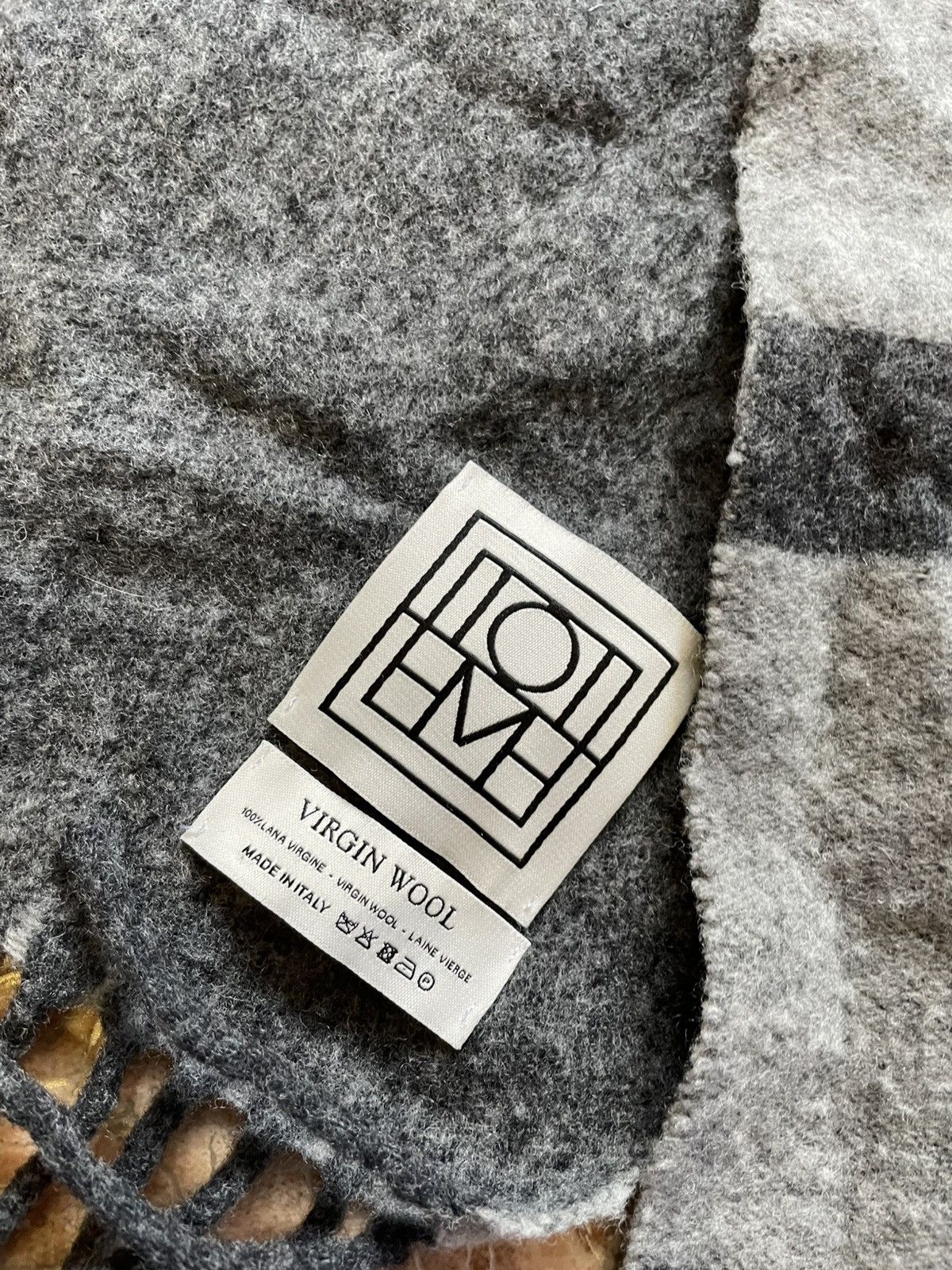 Toteme Toteme monogram virgin wool scarf Size ONE SIZE - 3 Thumbnail