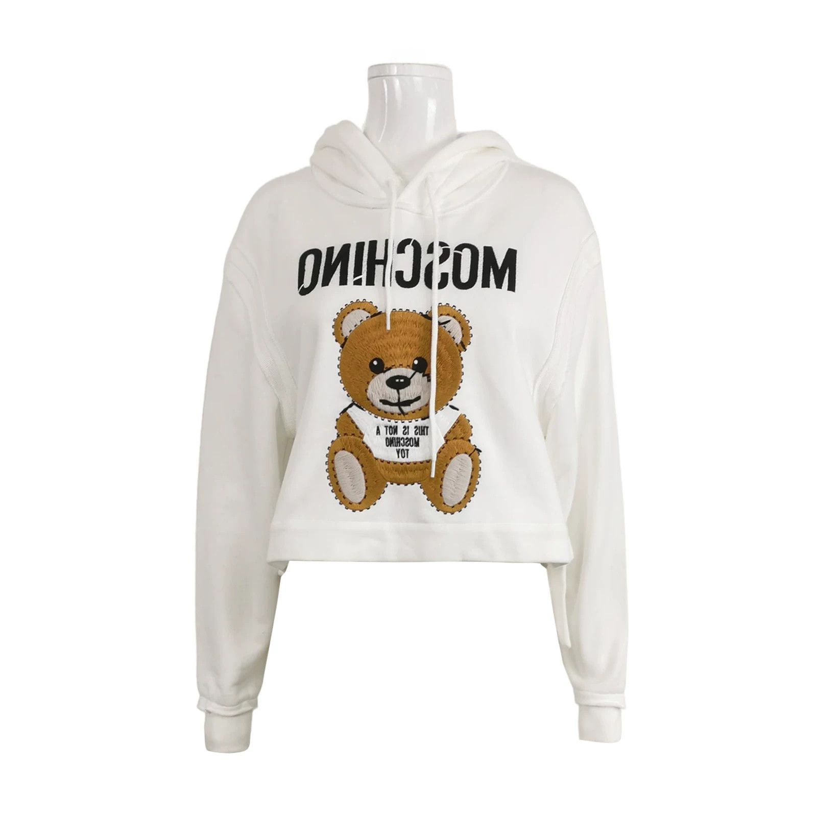 Moschino Moschino Cotton Bear Print Hoodie Size XS / US 0-2 / IT 36-38 - 1 Thumbnail