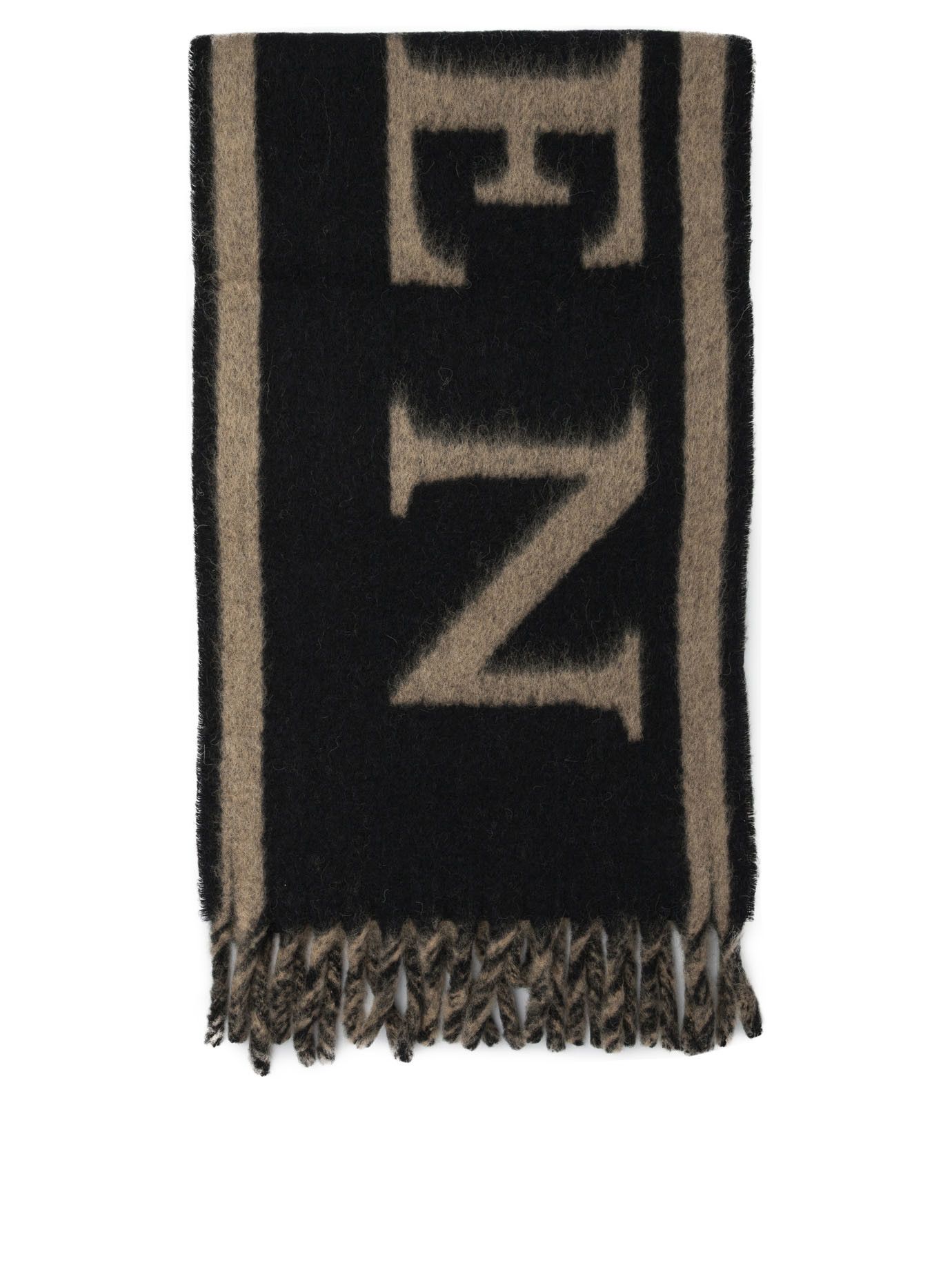 【関税込み】alexander mcqueen SCARF LOGO MOHAIR 38X200 Alexander Mcqueen Scarf Logo Mohair 38x200 Scarves Black