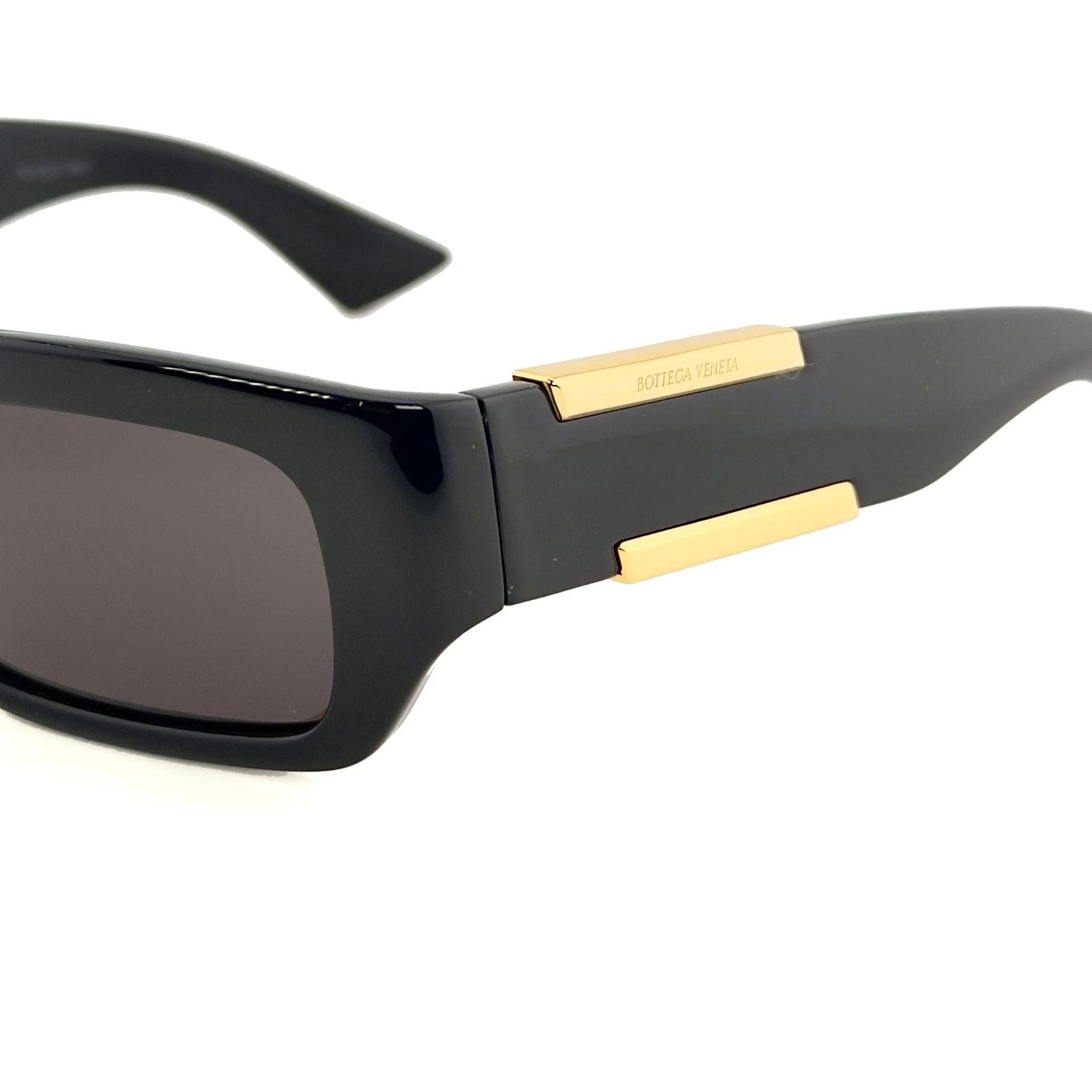 Bottega Veneta BOTTEGA VENETA 1406 BV1406S DASH Square Black Sunglass 001 Size ONE SIZE - 8 Thumbnail