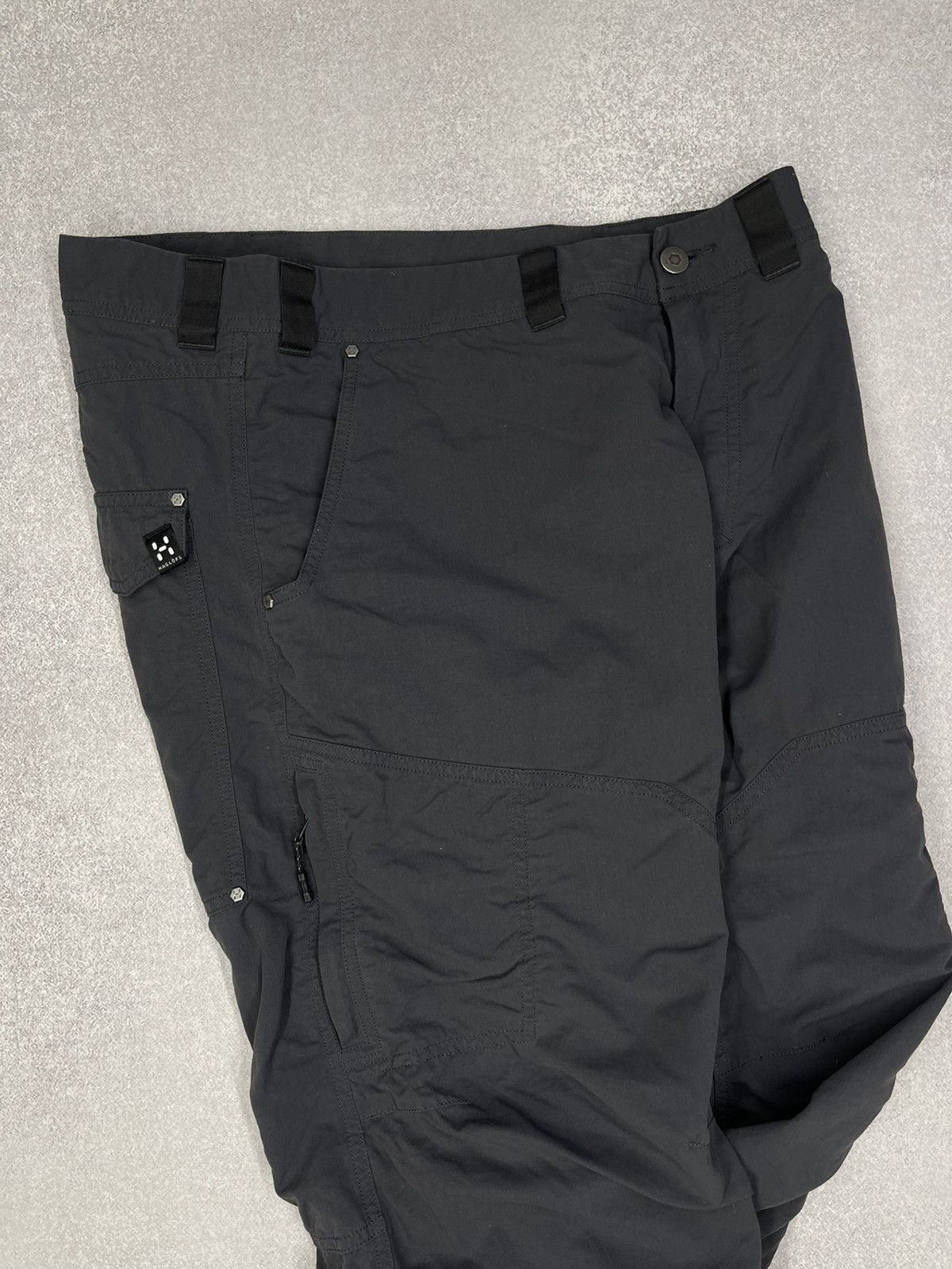 Haglofs Mens Haglofs Nylon Grey Pants Outdoor Gorpcore Size US 34 / EU 50 - 5 Thumbnail