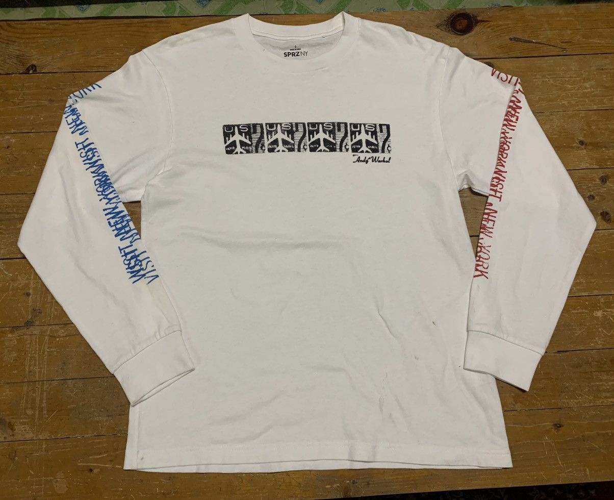 Andy Warhol Hype SPRZNY Andy Warhol Visit New York Side Tape Tee Size US S / EU 44-46 / 1 - 1 Thumbnail