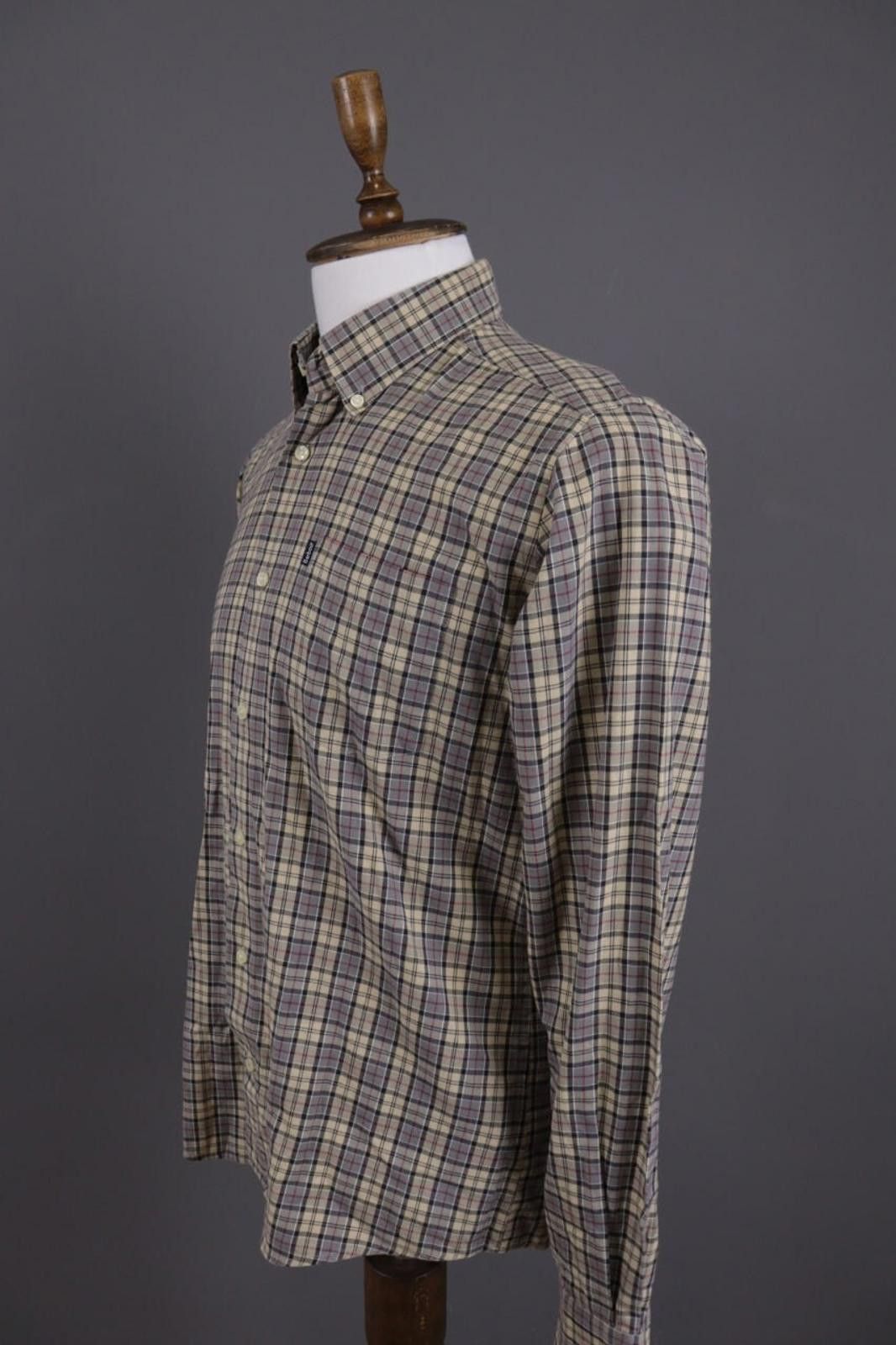 Barbour Barbour Malcolm Tailored Fit Brown Casual Shirt Size S Size US S / EU 44-46 / 1 - 6 Thumbnail