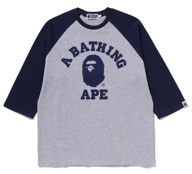 Bape Bape Raglan Tee Size ONE SIZE - 1 Thumbnail