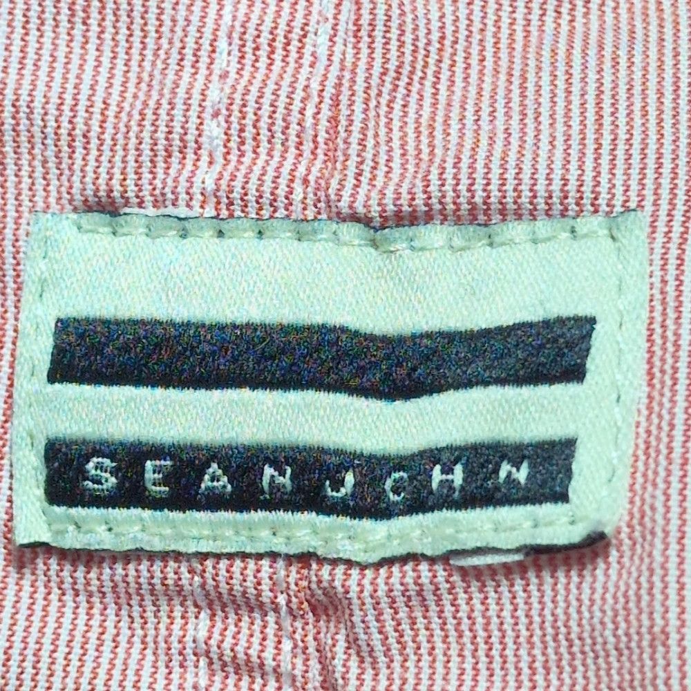Sean John Men's Light Red Casual Shirt With Epaulettes By Sean John S Size US L / EU 52-54 / 3 - 5 Thumbnail