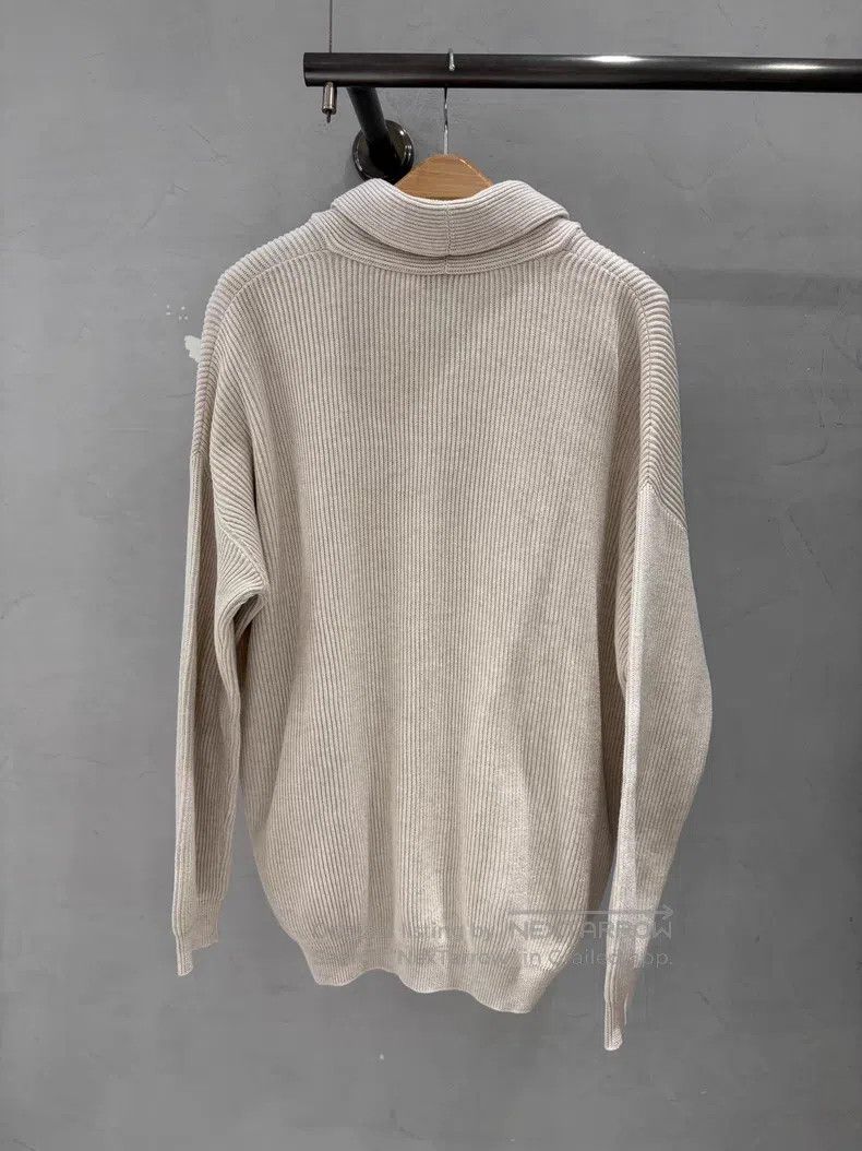 Brunello Cucinelli Brunello Cucinelli Knitted Cotton Top Size S / US 4 / IT 40 - 5 Thumbnail