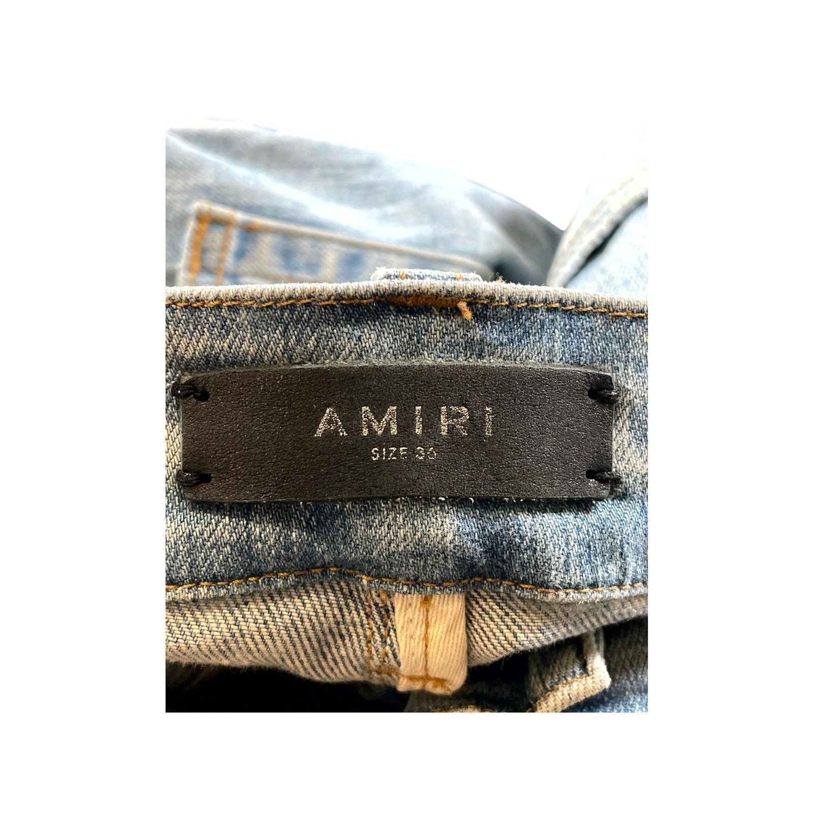Amiri Amiri Lumberjack Patchwork Light Wash Jeans Size US 36 / EU 52 - 3 Thumbnail