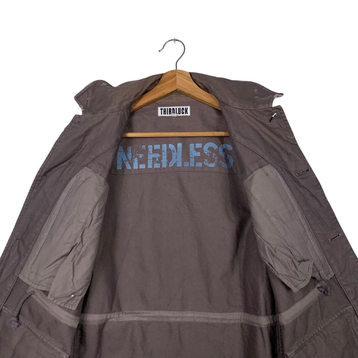 Japanese Brand THIRDLUCK Four Pocket Work Casual Jacket #2089-C91 Size US M / EU 48-50 / 2 - 10 Thumbnail