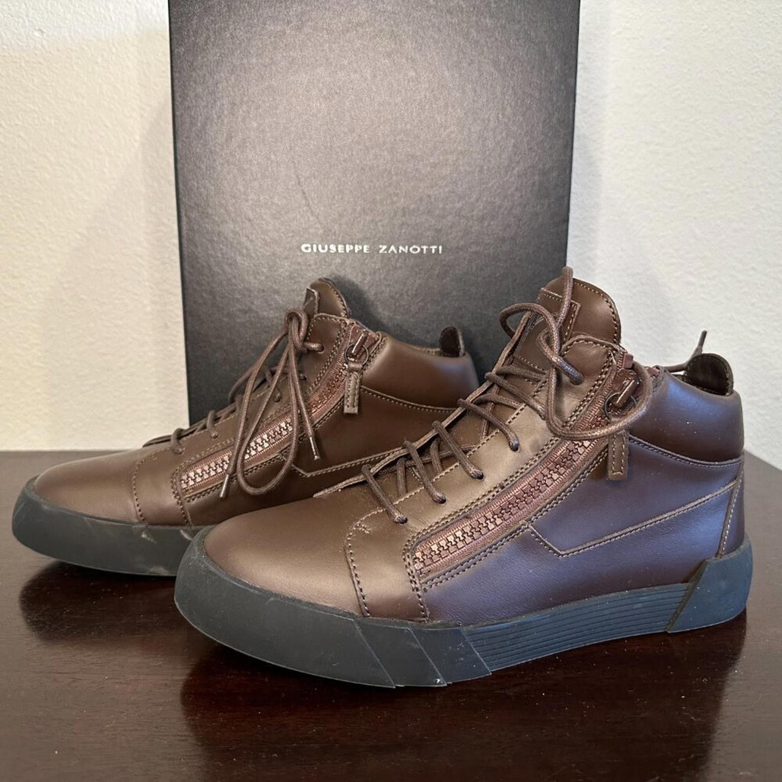 Giuseppe Zanotti giuseppe zanotti Men Brown high top sneakers Size US 9.5 / EU 42-43 - 7 Thumbnail