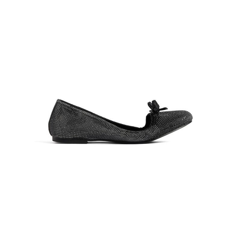 Balenciaga o1w1db10526 Leopold Ballerina With Rhinestones in Black Size US 9 / IT 39 - 1 Thumbnail