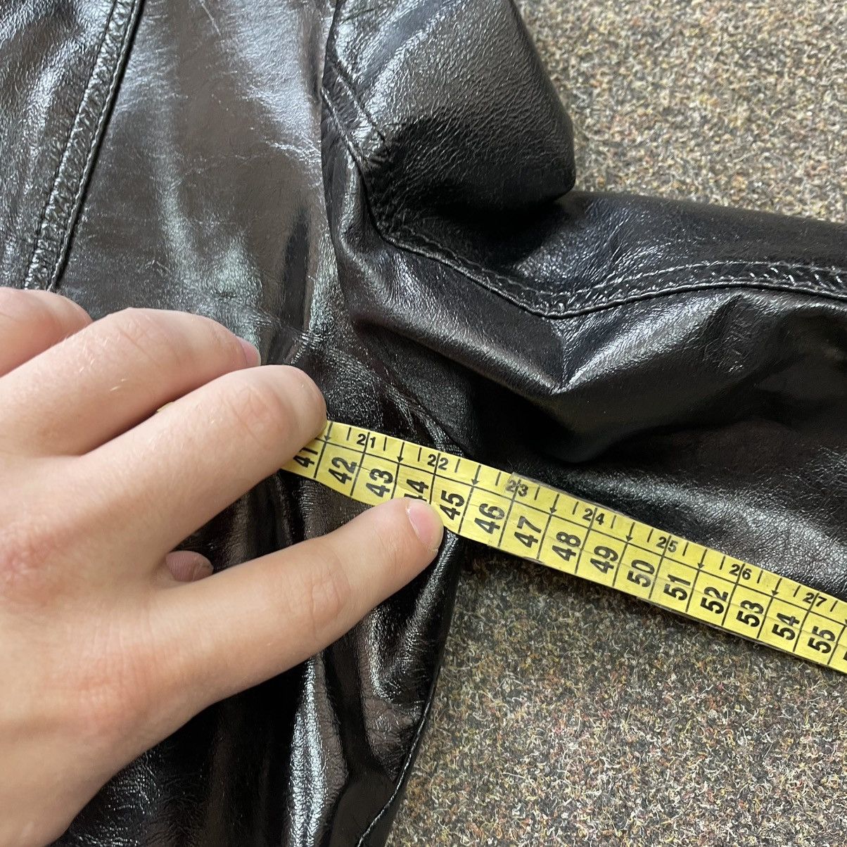 Genuine Leather Vintage Y2K Leather Jacket Biker Punk Opium BALENCIAGA Style Size XL / US 12-14 / IT 48-50 - 6 Thumbnail