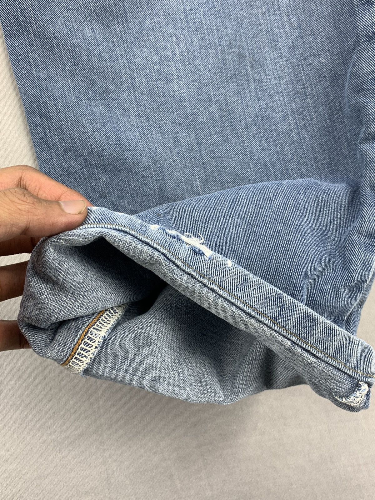 Japanese Brand Vintage Japan GL Heart Big John Baggy Tapered Jeans W31 Size US 31 - 17 Thumbnail