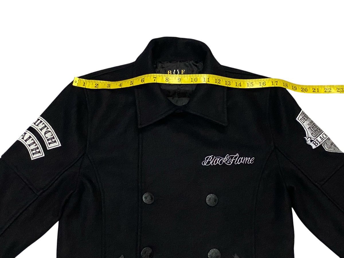 Japanese Brand Black Flame Wool Jacket Size US S / EU 44-46 / 1 - 20 Thumbnail