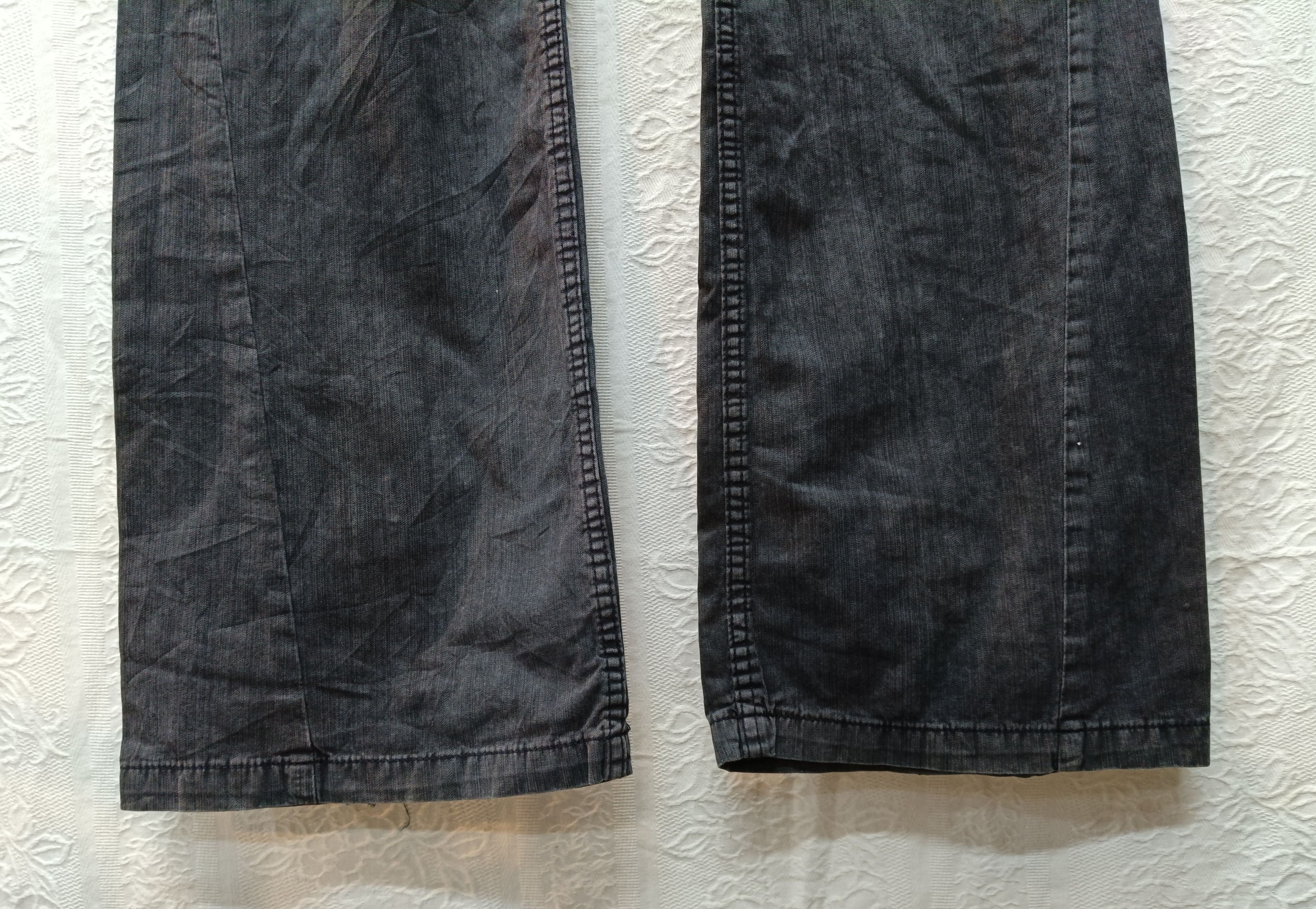Japanese Brand Surplus 8 pockets faded black slim fit flare cargo pants Size US 32 / EU 48 - 8 Thumbnail