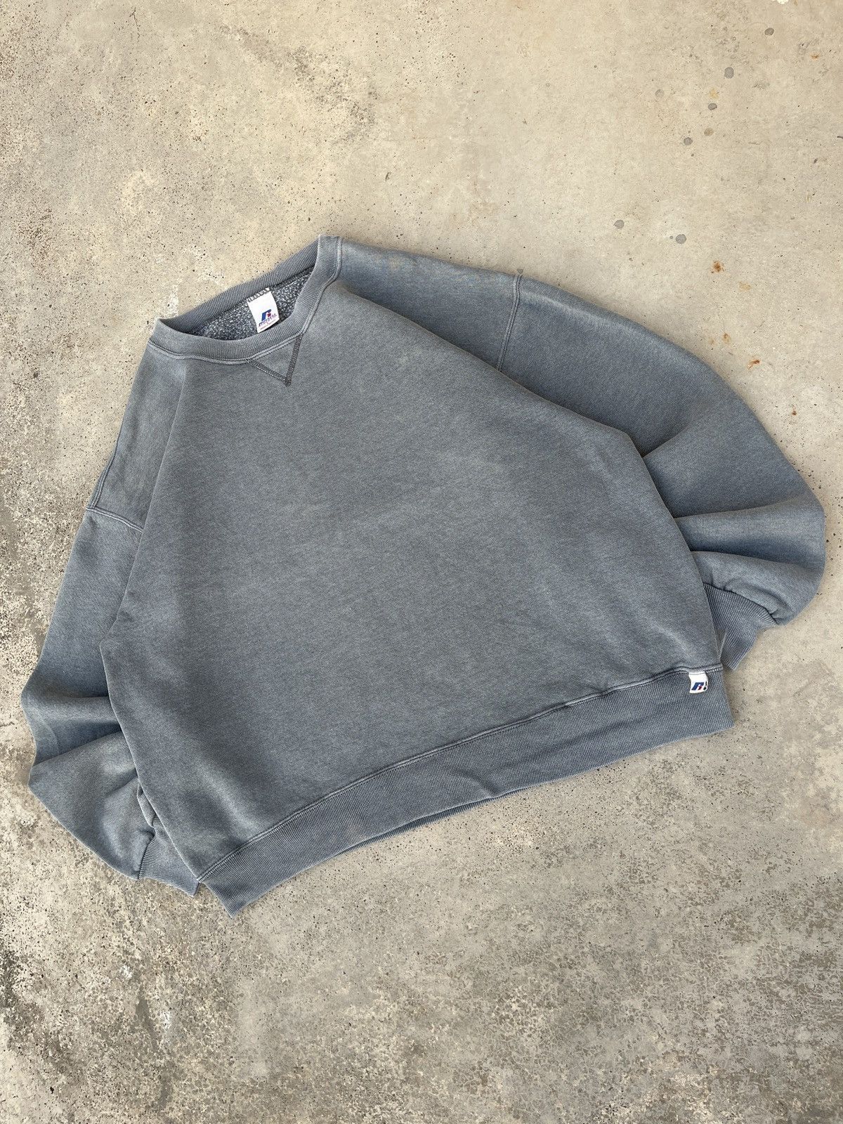 Russell Athletic × Vintage Vintage 90s Russell Athletic Blank Hoodie Size US XL / EU 56 / 4 - 2 Thumbnail