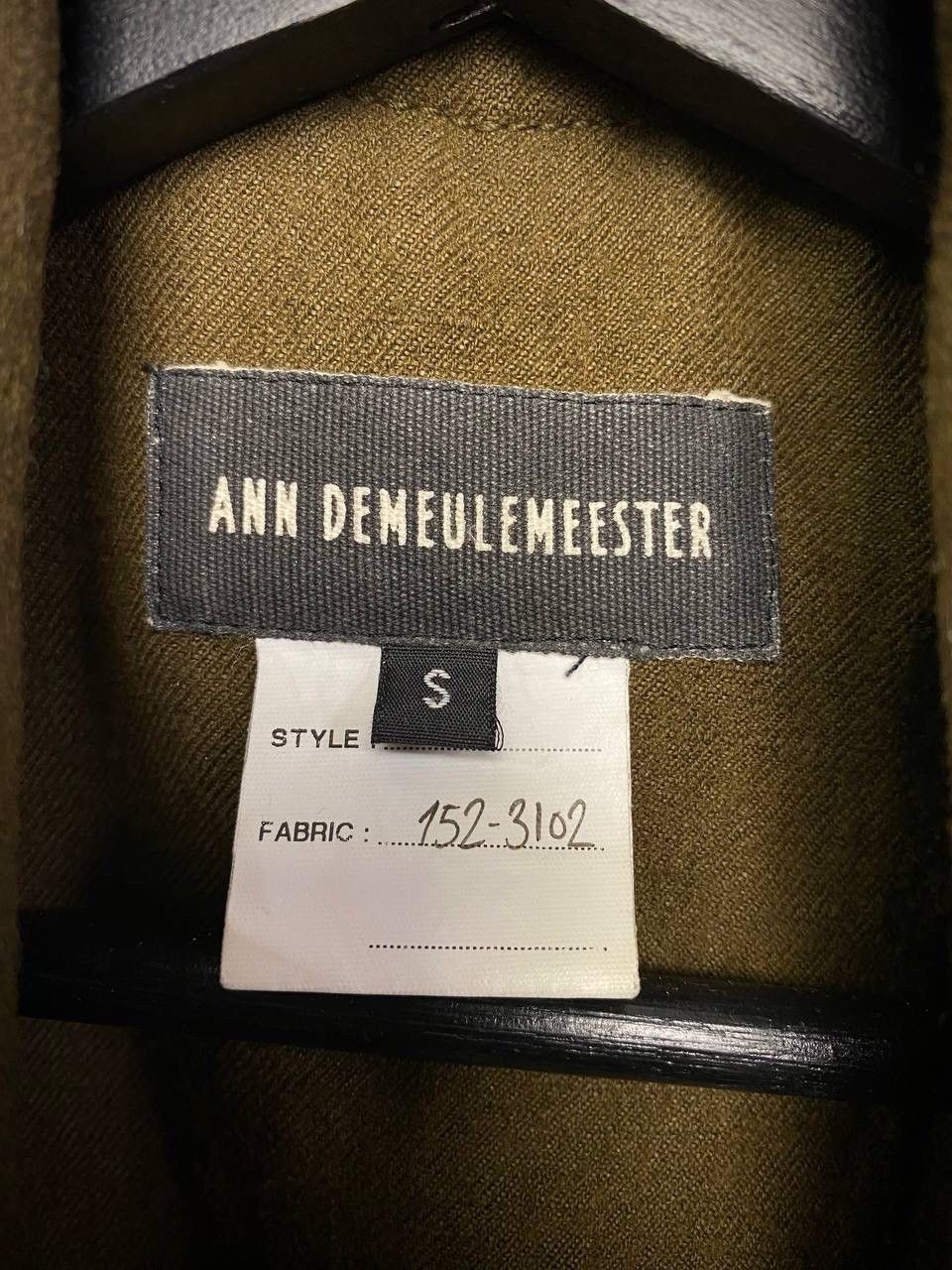 Ann Demeulemeester FW15 Wool Coat Zip Breast Sample Runway S-M Size US M / EU 48-50 / 2 - 6 Thumbnail