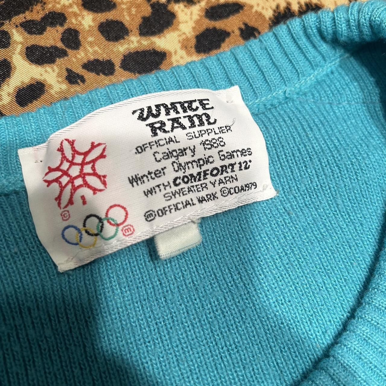 Vintage Vintage 1988 Winter Olympic Games White Ram Sweater Size XL / US 12-14 / IT 48-50 - 5 Thumbnail