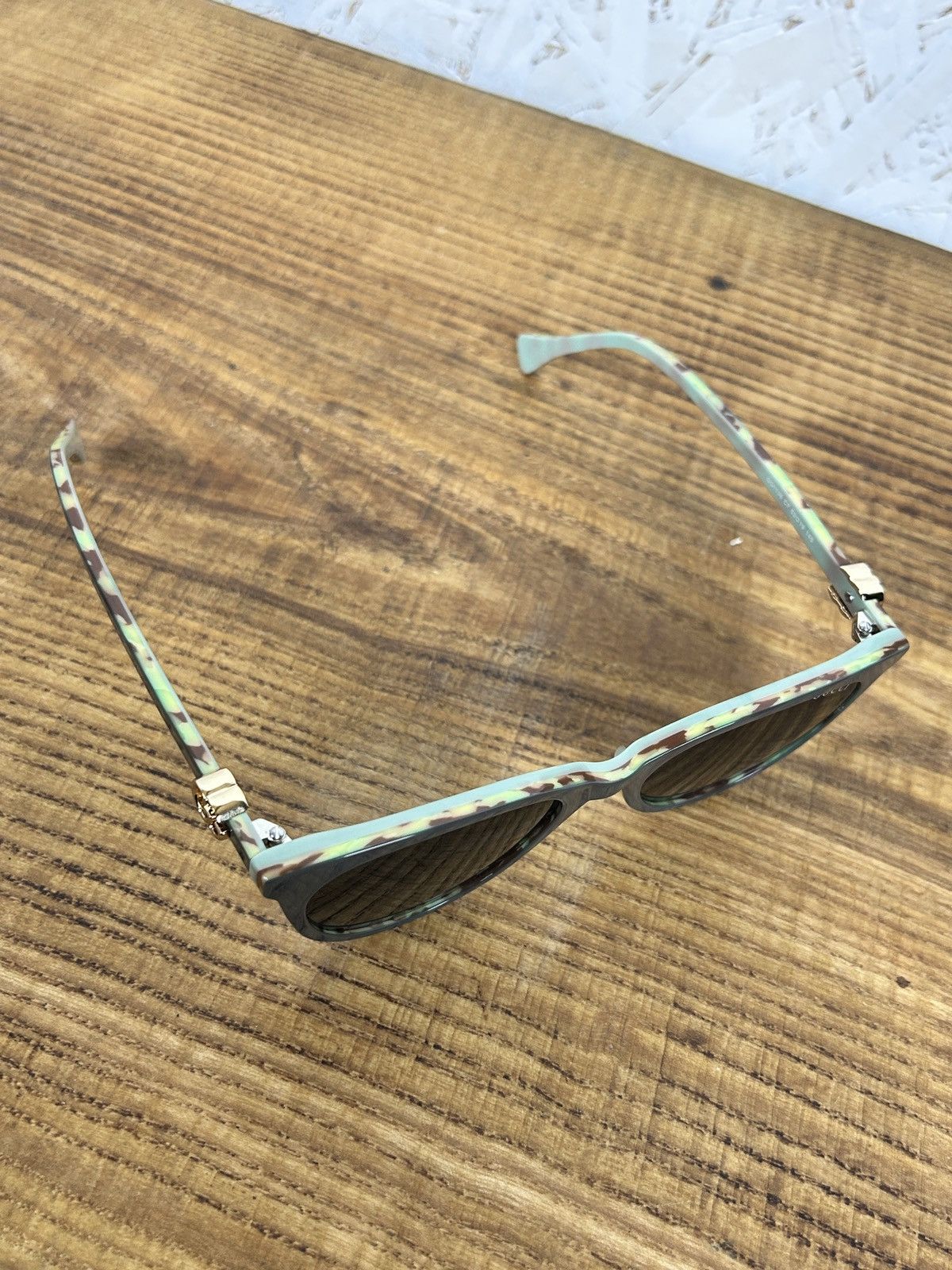 Gucci Gucci Cat Eye Sunglasses GG1136 C7 Green Size ONE SIZE - 7 Thumbnail