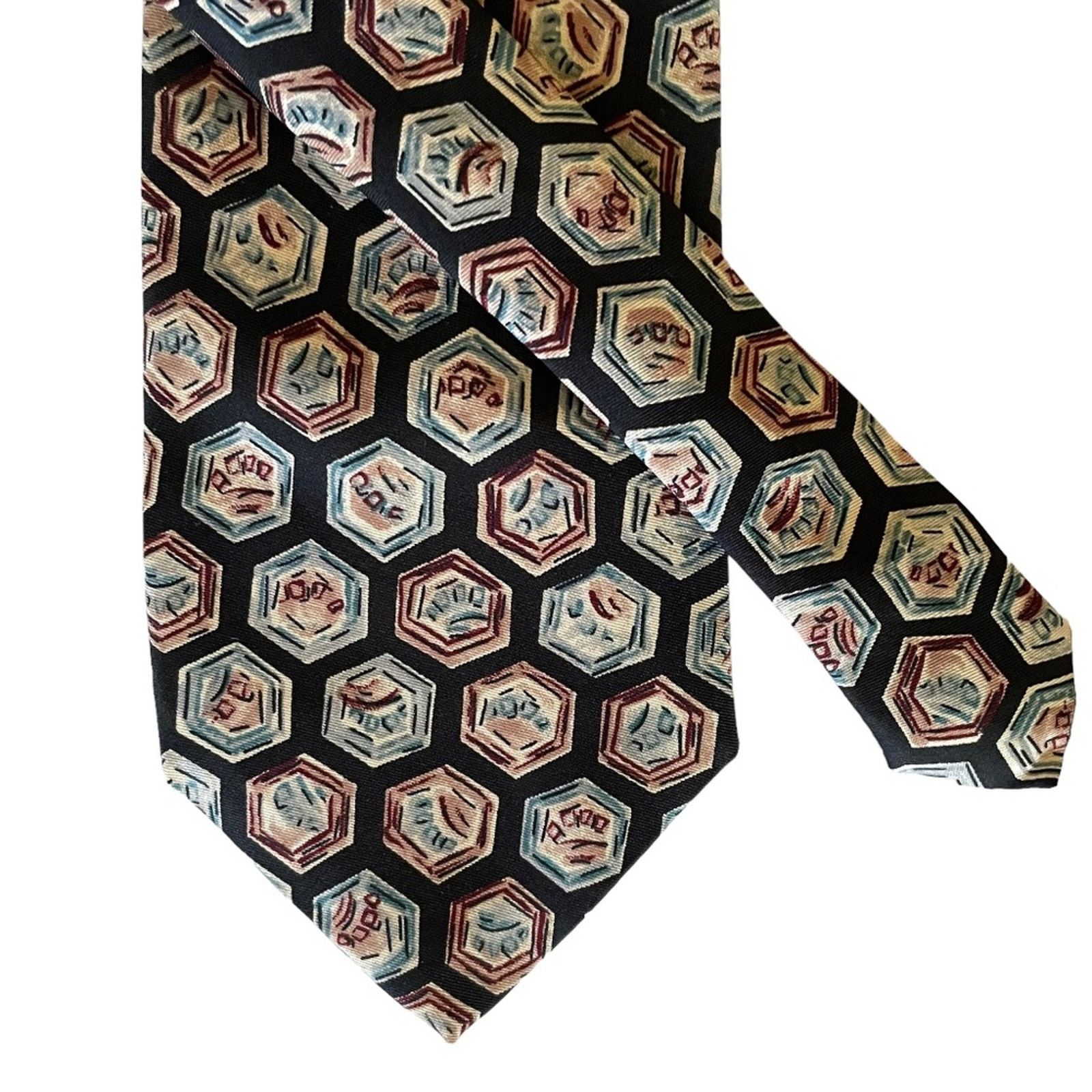 Robert Talbott Vintage Robert Talbott Studio at Halls Silk Necktie Wide Tie Size ONE SIZE - 3 Thumbnail