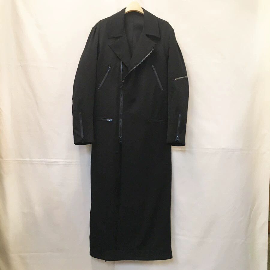 Yohji Yamamoto Yohji Yamamoto 2020SS Wool Motorcycle Coat Size 1 Size US S / EU 44-46 / 1 - 1 Thumbnail