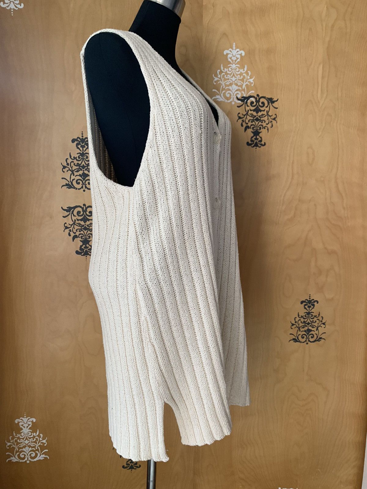 Club Monaco Rare Vintage 90s Club Monaco Long Sleeveless Knit Vest Size M / US 6-8 / IT 42-44 - 16 Thumbnail