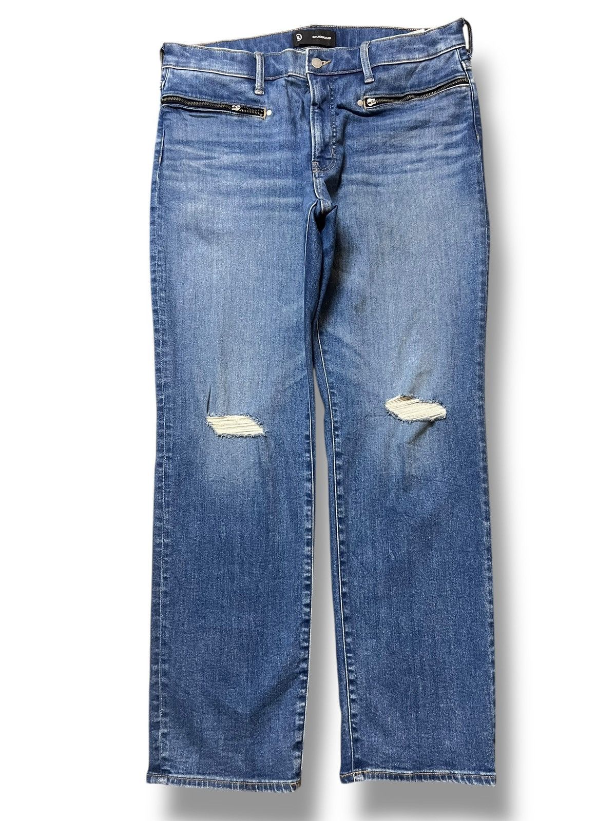 GU × Undercover GU x Undercover Kosmik Noise Jeans - Straight Stretch Jeans Size US 36 / EU 52 - 2 Thumbnail