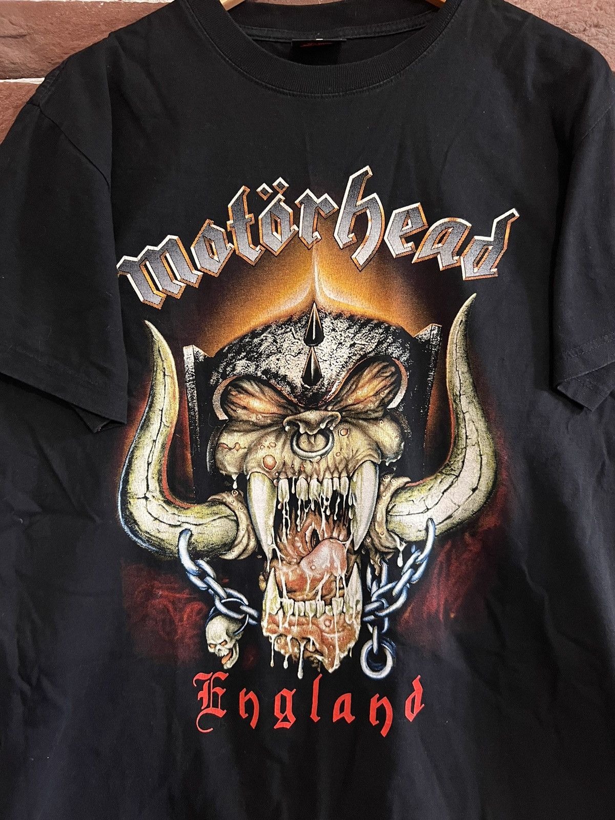 Band Tees Rare Motorhead England Vintage Metal Band Tee 00s Grail Y2K Size US L / EU 52-54 / 3 - 3 Thumbnail