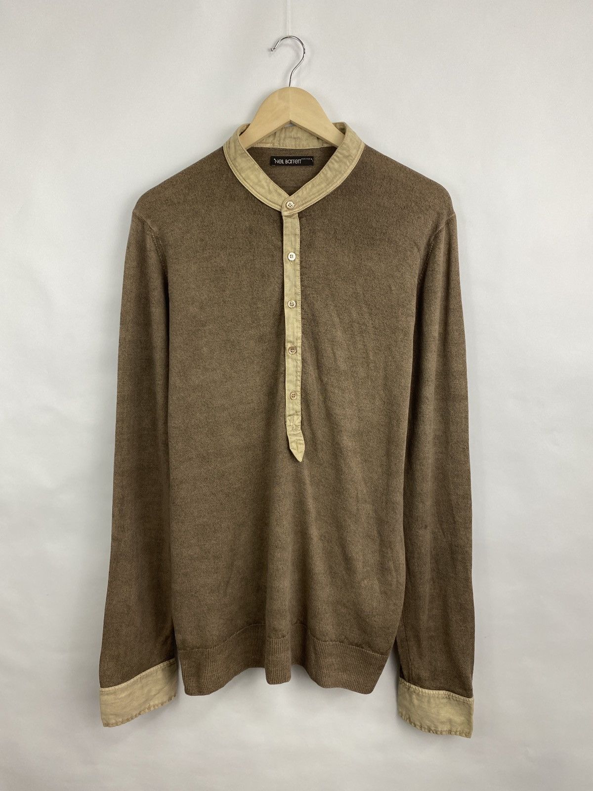 Neil Barrett Neil Barrett Pura Lana Vergine Merino Sweaters Made in Italy Size US L / EU 52-54 / 3 - 3 Thumbnail