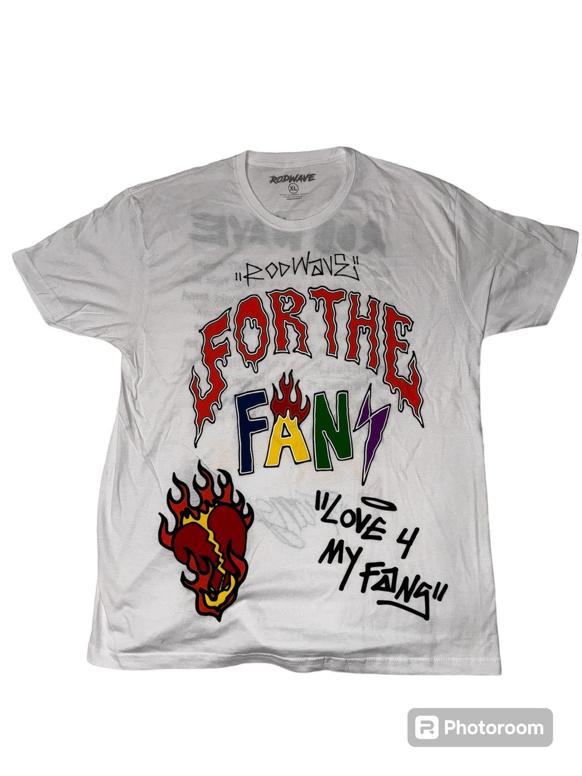 Other Rod Wave “For The Fans Tour” Graphic Tee Size US XL / EU 56 / 4 - 1 Thumbnail