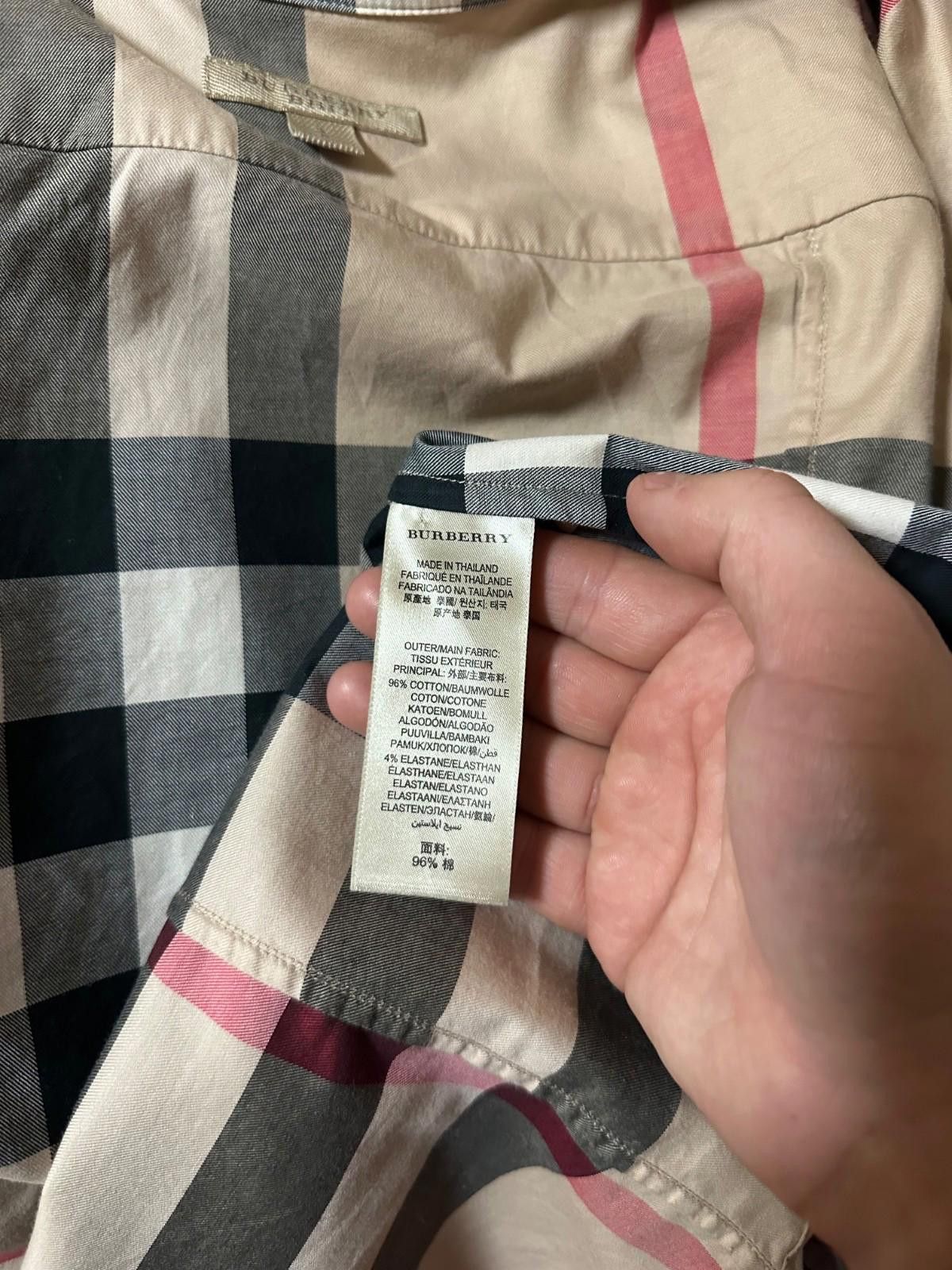 Burberry Burberry Brit Nova Check Button Down Long Sleeve Shirt Sz S Size S / US 4 / IT 40 - 9 Thumbnail