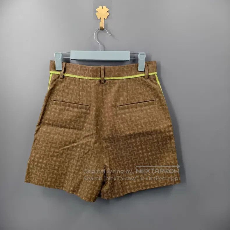 Hermes Hermes Printed Logo Shorts Size 24" / US 00 / IT 34 - 2 Thumbnail