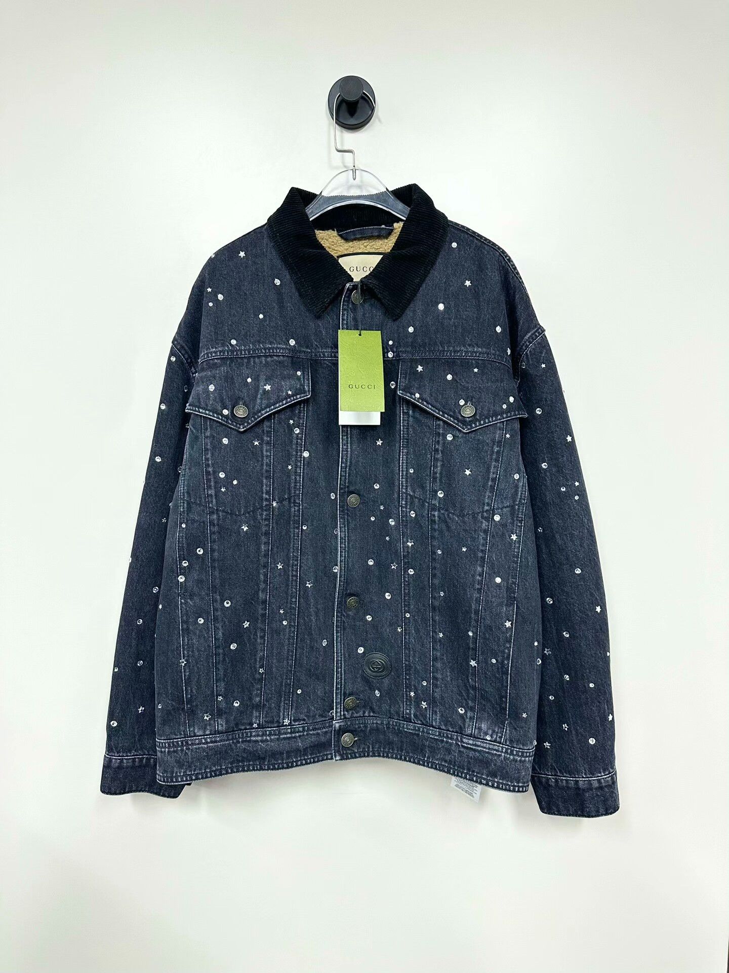 Gucci Gucci Blue Denim Jacket with Embellishments Size US S / EU 44-46 / 1 - 1 Thumbnail
