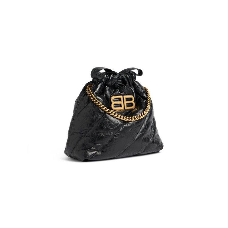 Balenciaga o1la1rc1a0126 Size: OS / Crush XS Tote Bag Quilted in Black Size ONE SIZE - 2 Thumbnail