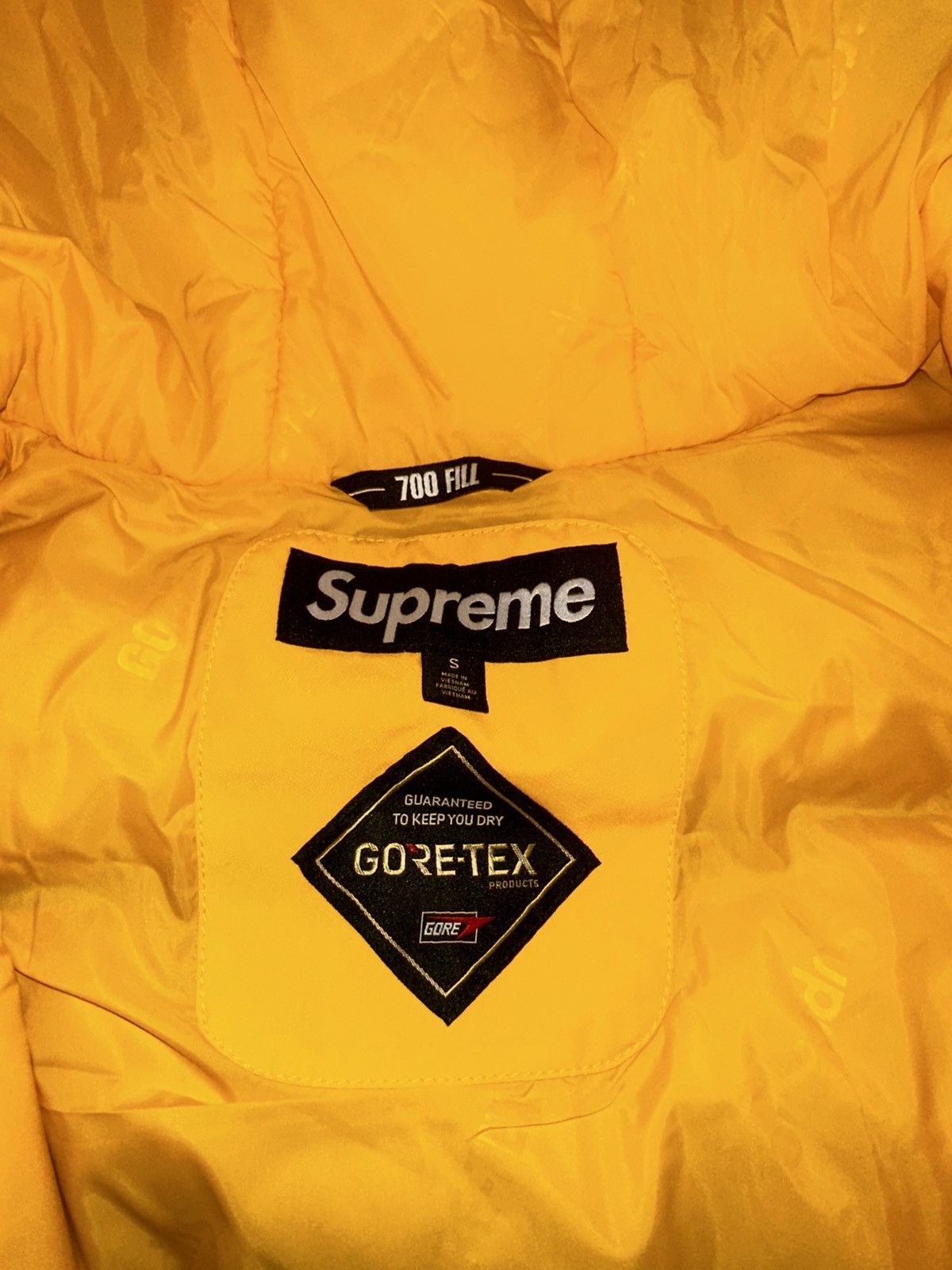 Supreme Supreme GORE-TEX 700-FILL Down Clip Parka Yellow Size US S / EU 44-46 / 1 - 5 Thumbnail