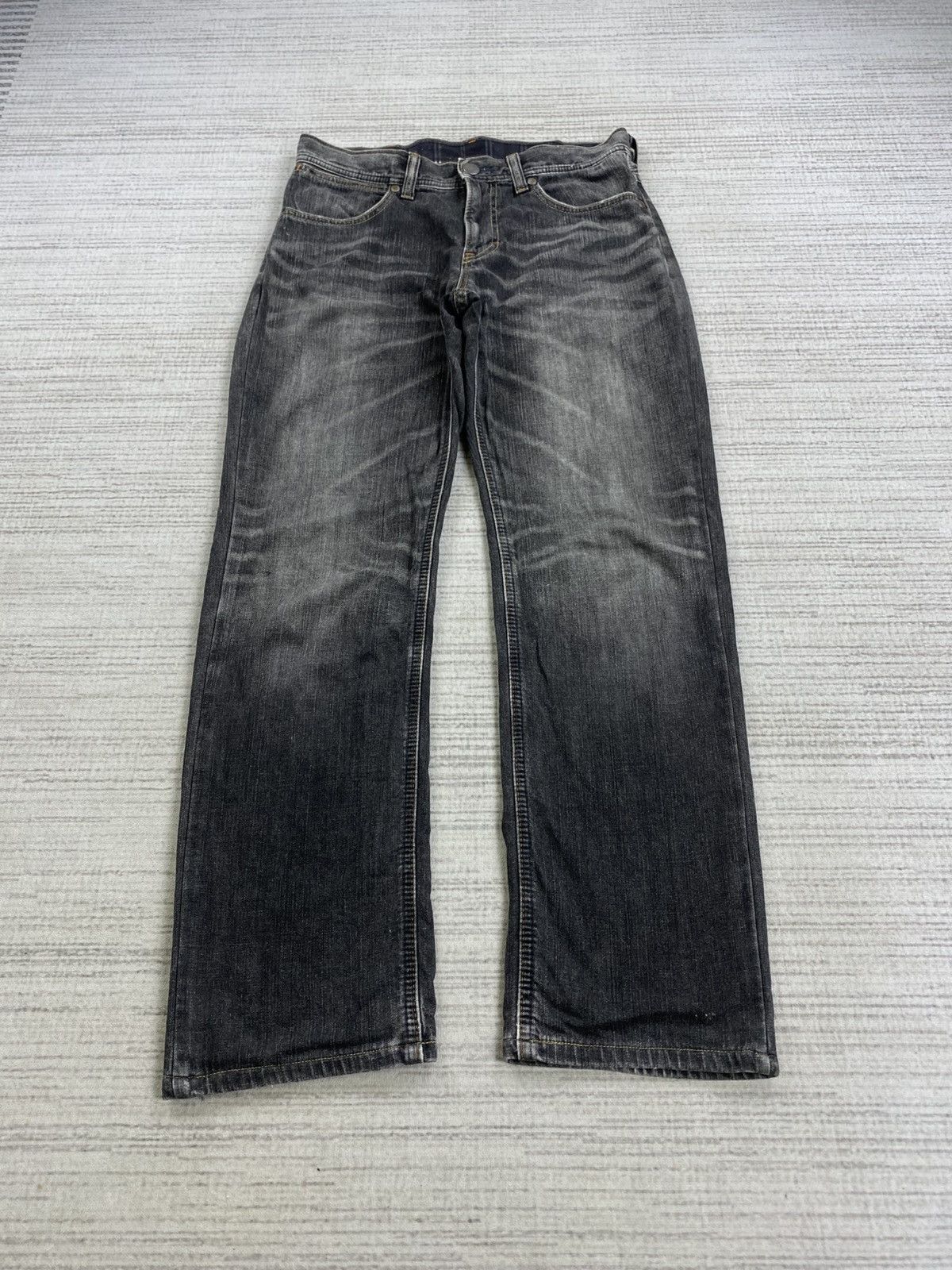 Japanese Brand × Vintage × Wrangler Vintage Wrangler Acid Grey Denim Jeans Size US 31 - 1 Thumbnail
