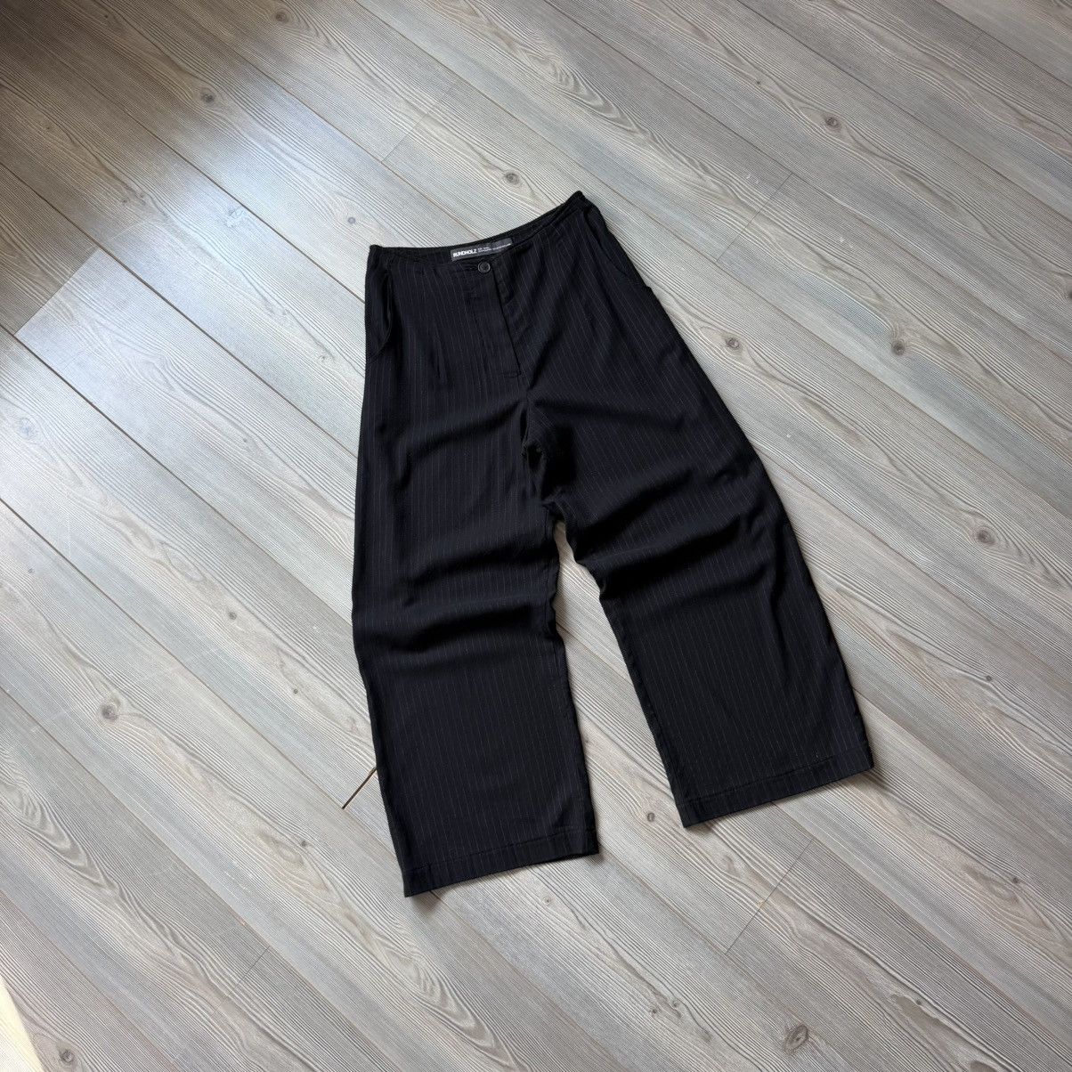Rundholz Rundholz Avantgarde Wide Leg Striped Trousers Size 26" / US 2 / IT 38 - 4 Thumbnail