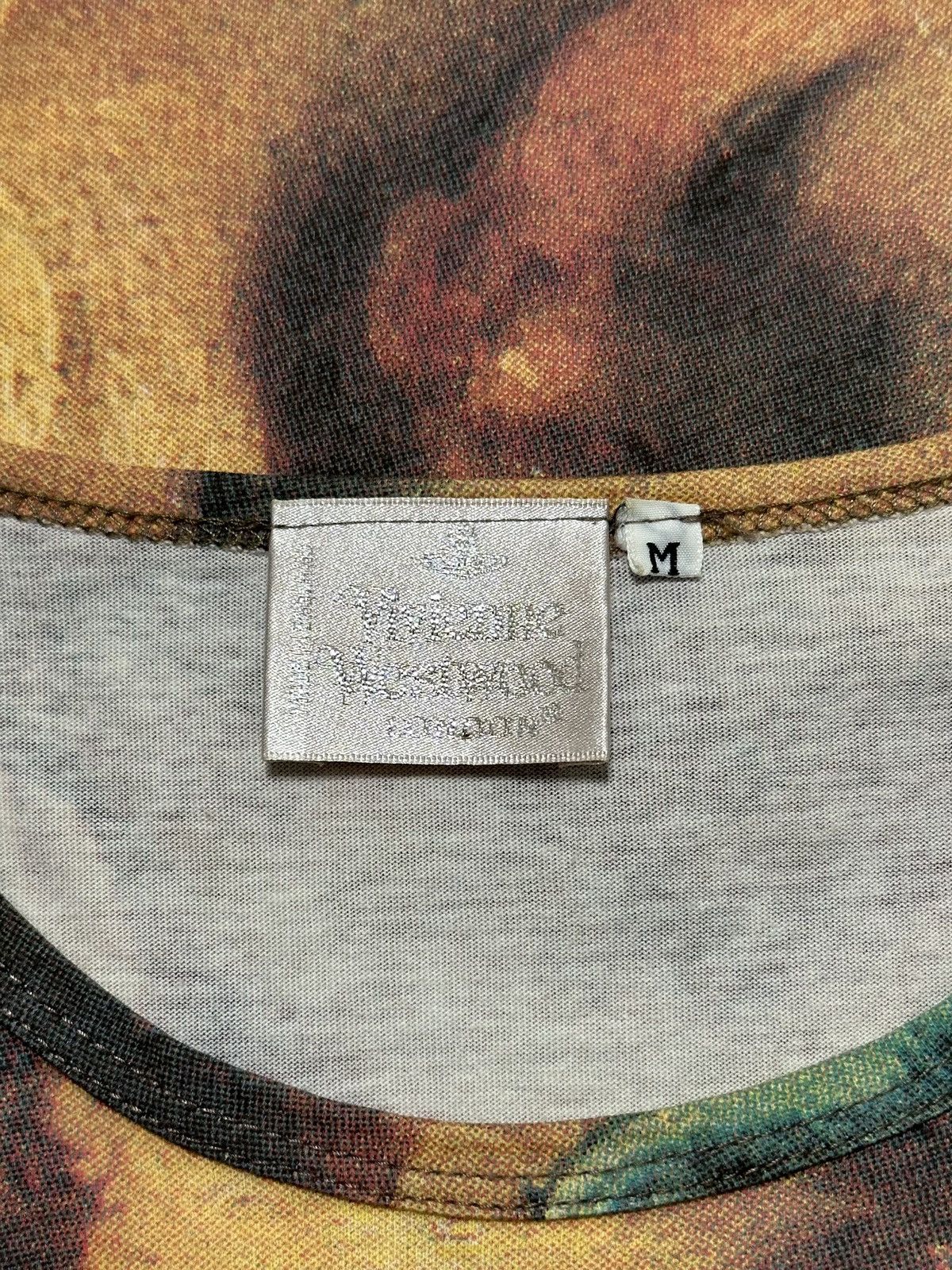 Vivienne Westwood VIVIENNE WESTWOOD S/S 1993 Kissing Print Cropped T-Shirt Size M / US 6-8 / IT 42-44 - 5 Thumbnail
