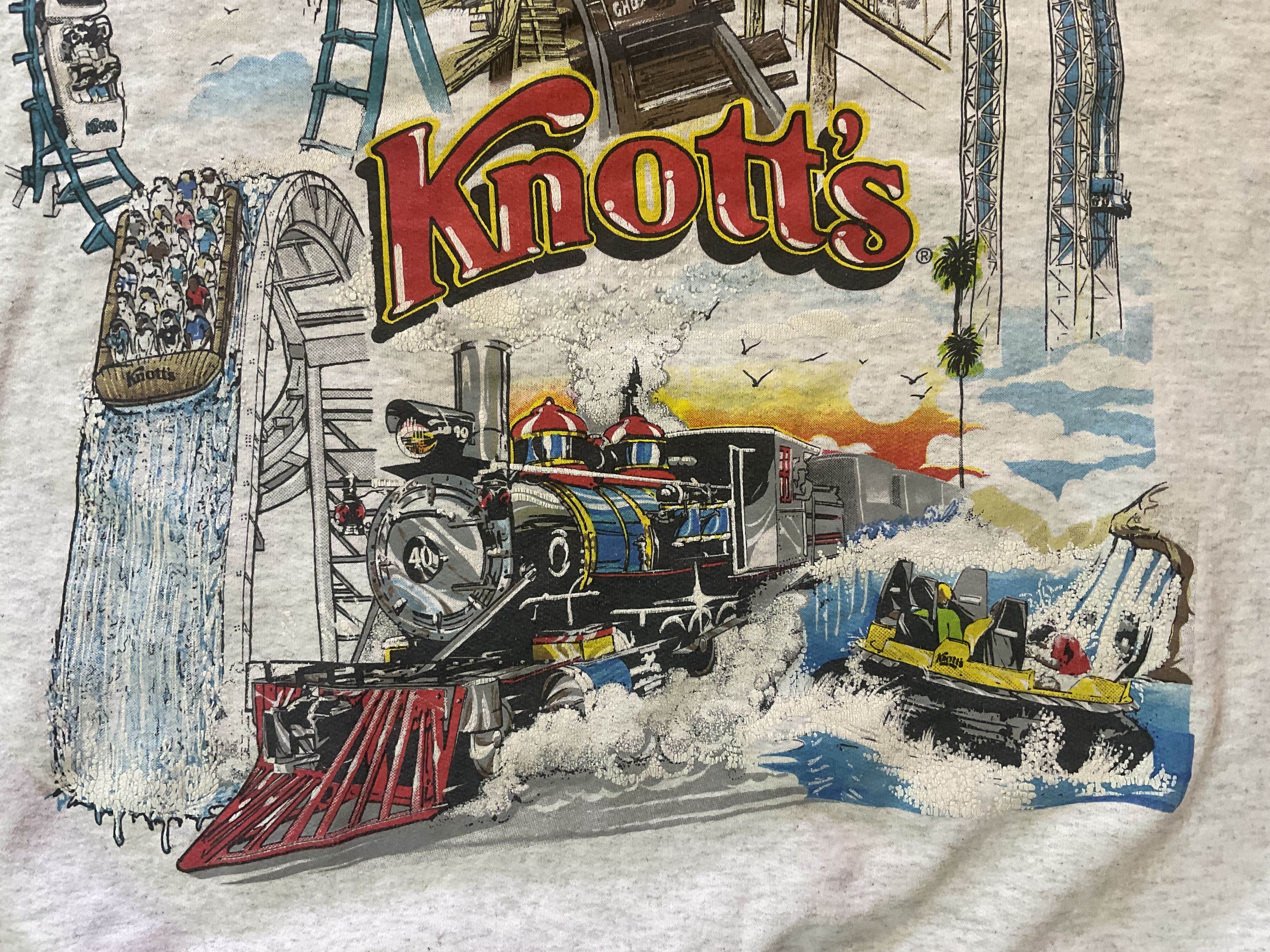 Vintage Vintage Knotts Berry Farm Amusement Park Sweatshirt 2XL Size US XXL / EU 58 / 5 - 4 Thumbnail