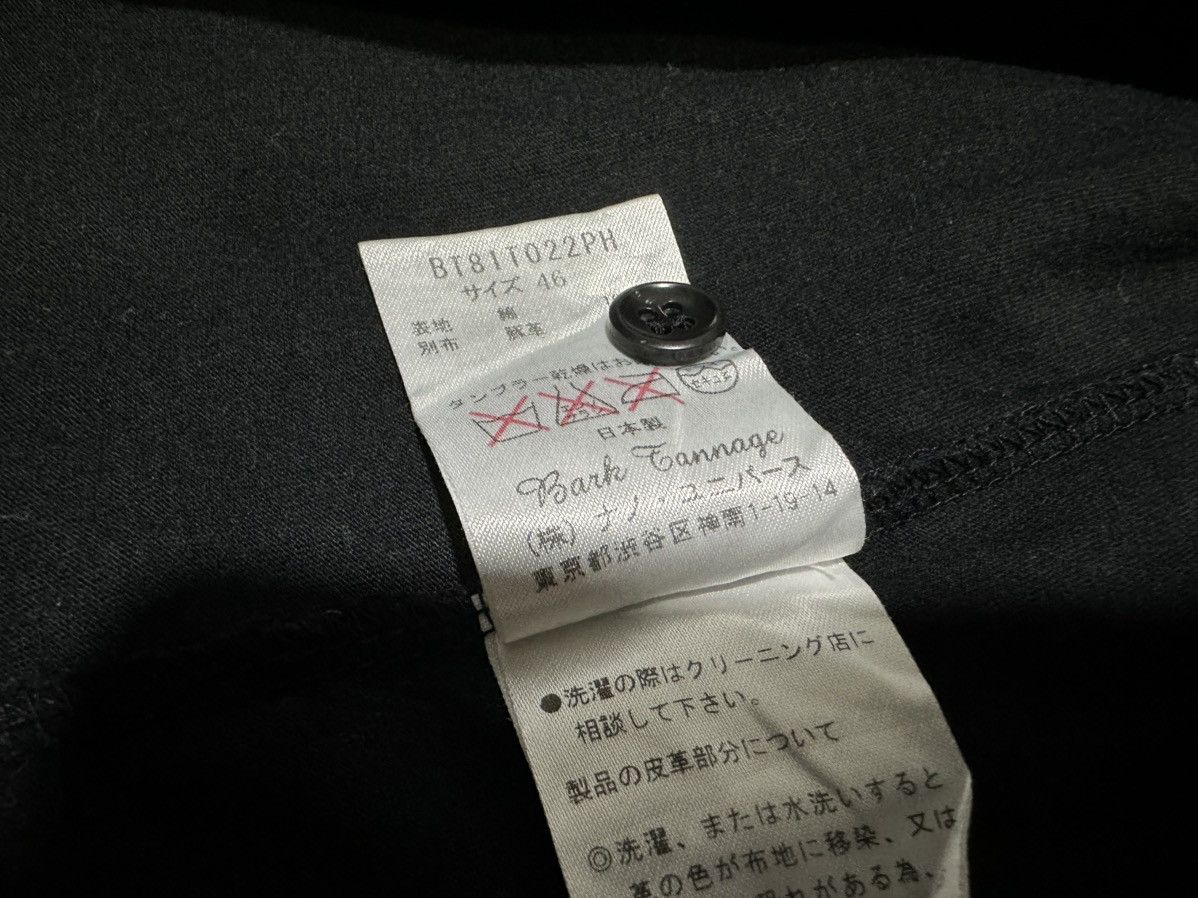 KMRii 🔥Y2K Archived Bark Tannage Pig Suede Hybrid Henley Shirt Size US M / EU 48-50 / 2 - 8 Thumbnail