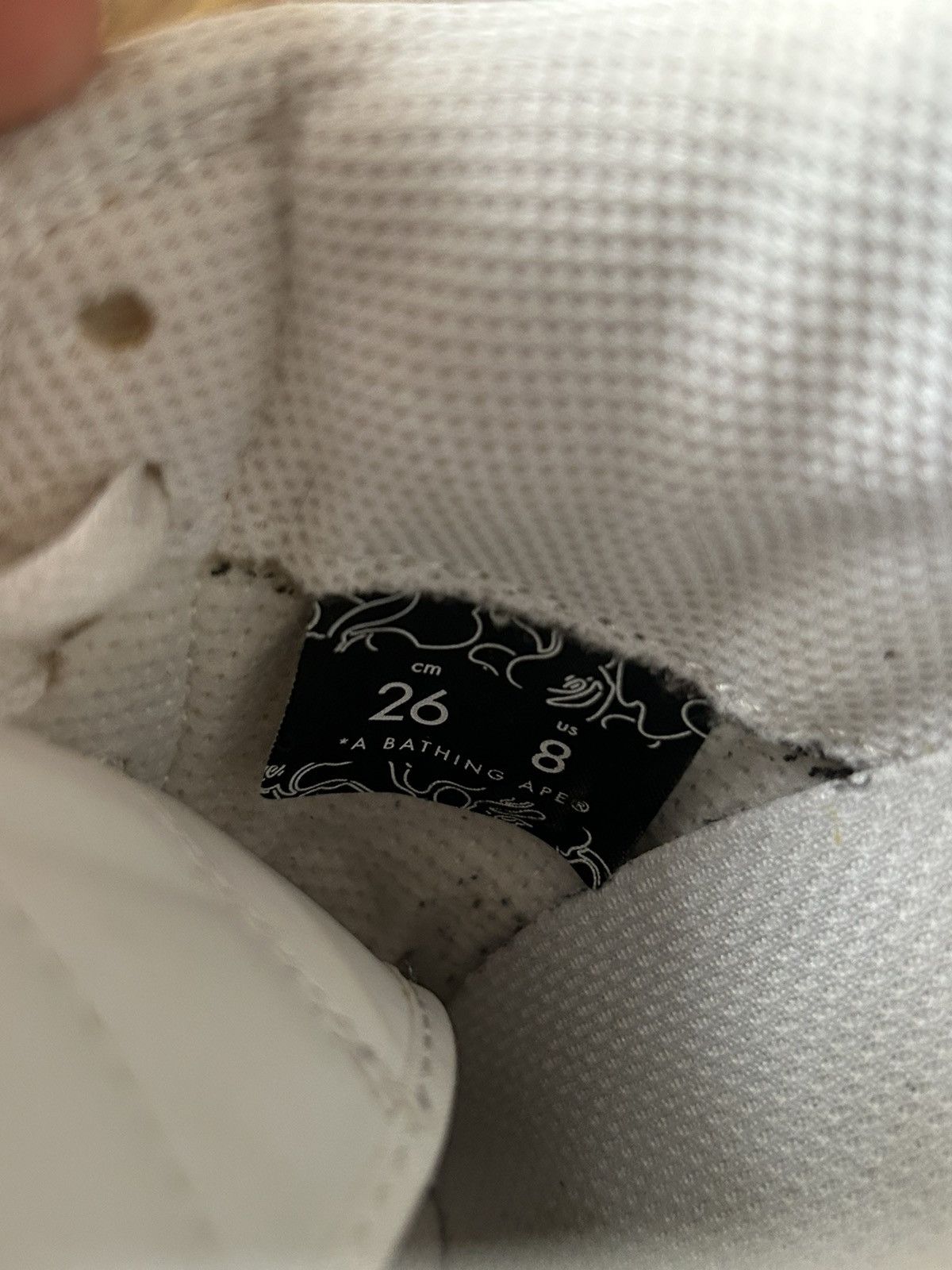 Bape Bape White/Navy Camo Bapestas Size US 8 / EU 41 - 7 Thumbnail