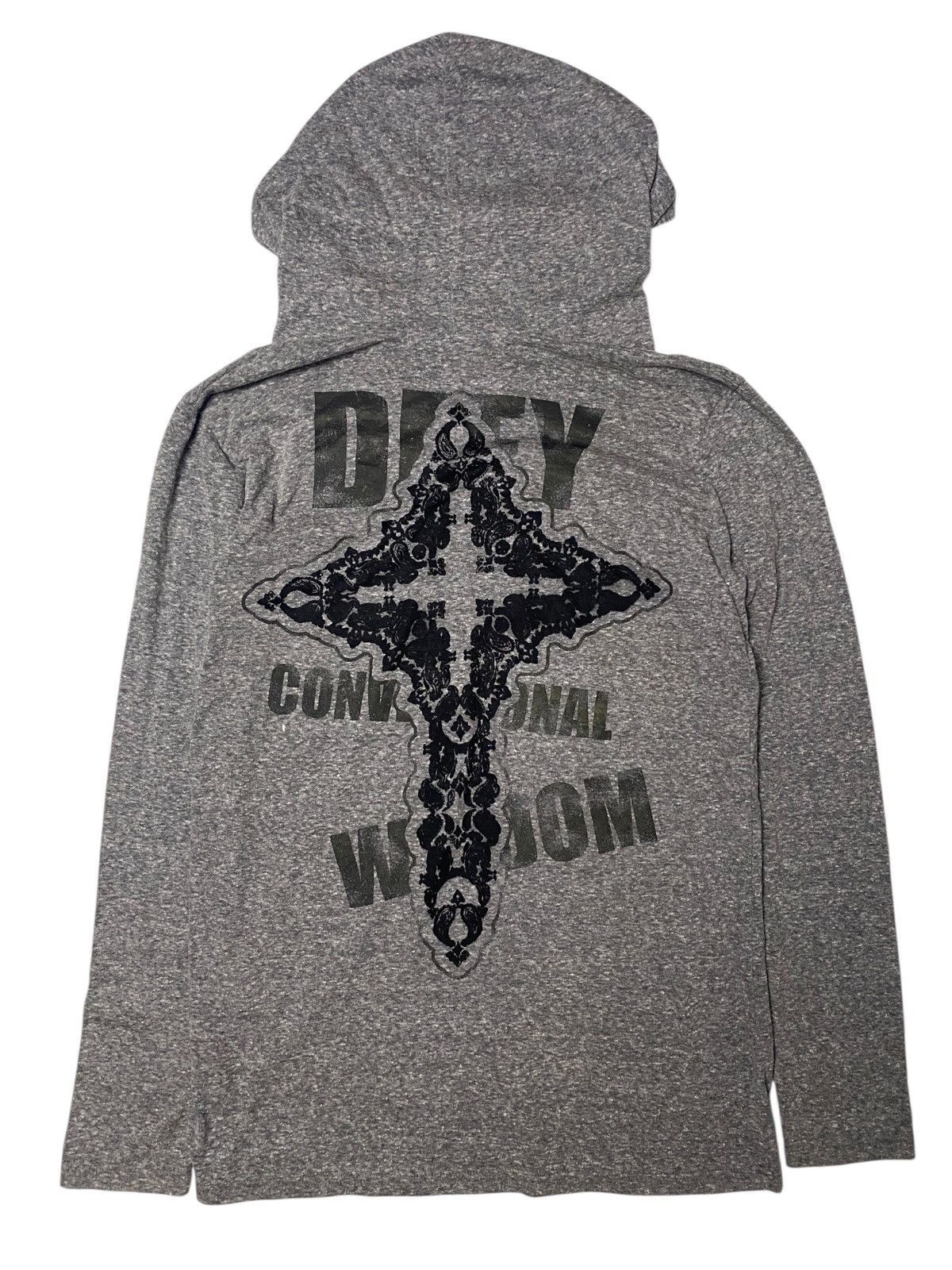 Hysteric Glamour 2000's Heaven and Earth Maruoka Shoji Cross Hoodie Size US S / EU 44-46 / 1 - 1 Thumbnail