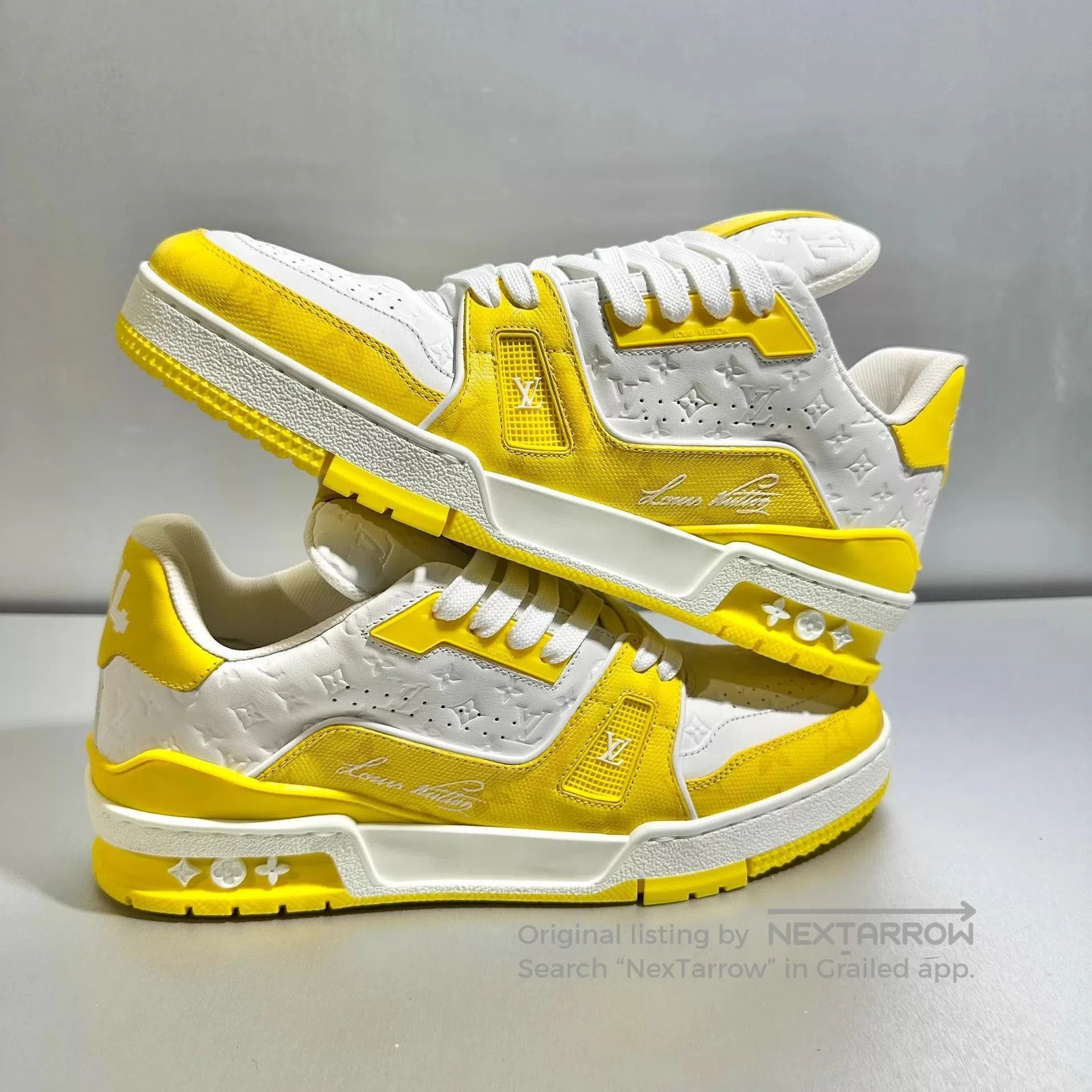Louis Vuitton Yellow Low. Size US 7 / EU 40 - 3 Thumbnail