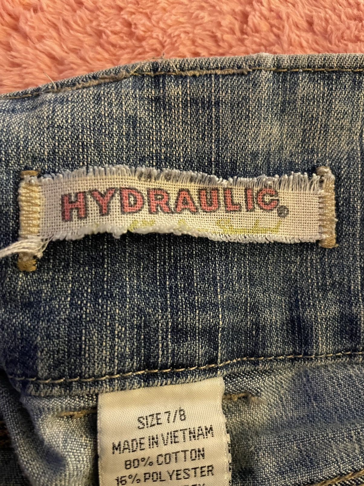 Japanese Brand Hydraulic Low rise flare jeans Size 30" / US 8 / IT 44 - 2 Thumbnail