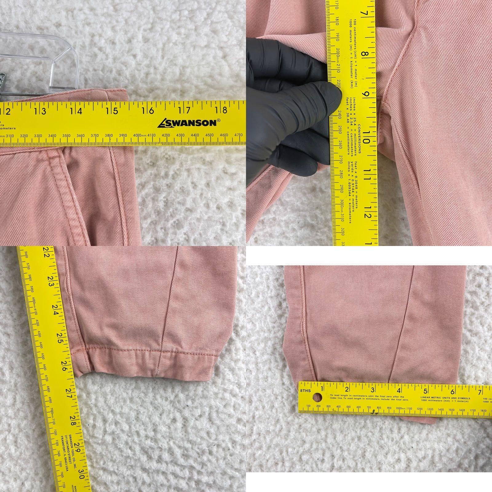 Anthropologie Anthropologie Pink Chino Pants Womens Regular Size 27 Straight Leg Mid Rise Casual Lightweight Size 27" / US 4 / IT 40 - 8 Thumbnail