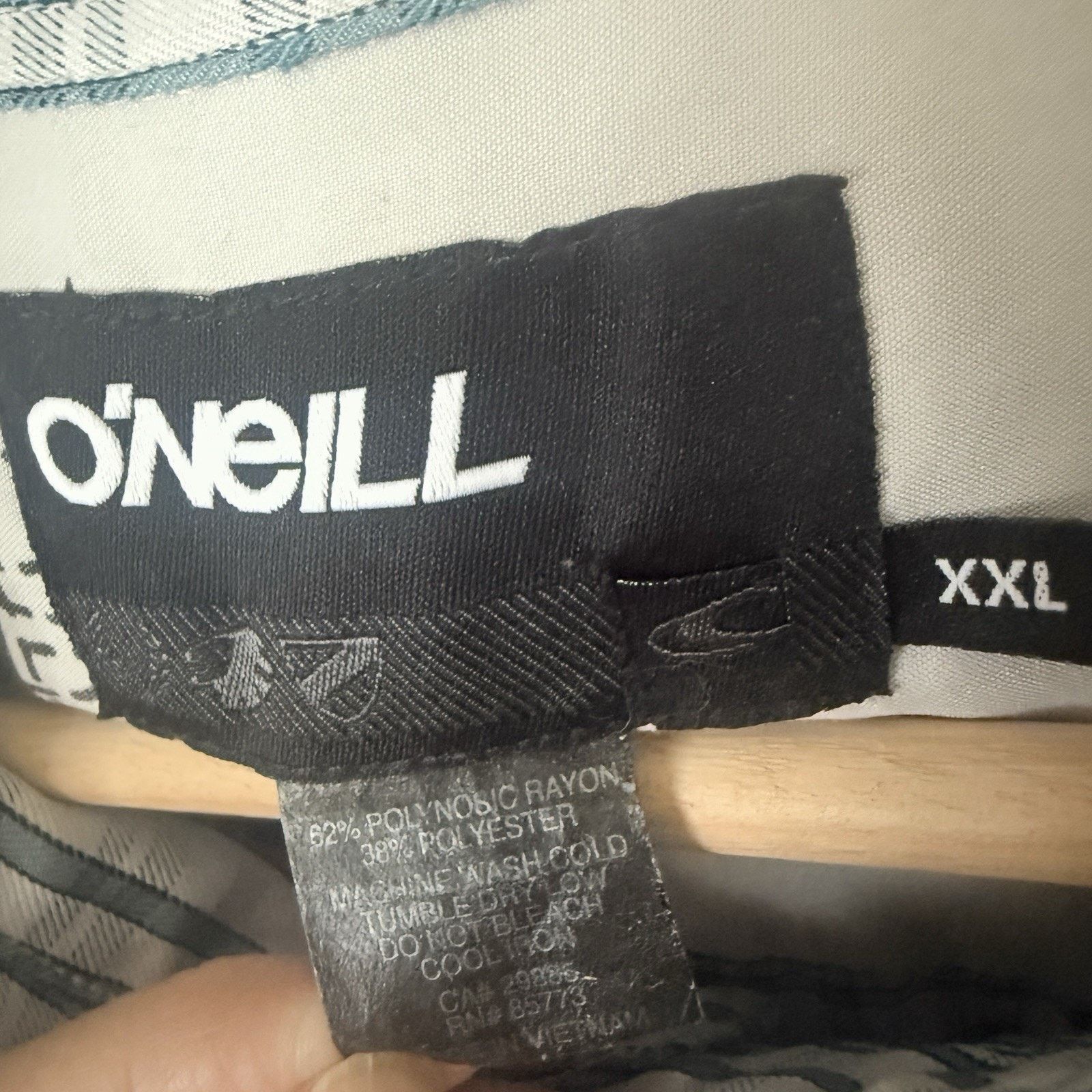 O'Neill Oneill Shirt Polynosic Plaid Button Casual Beach Surf Boat Size US XXL / EU 58 / 5 - 3 Thumbnail