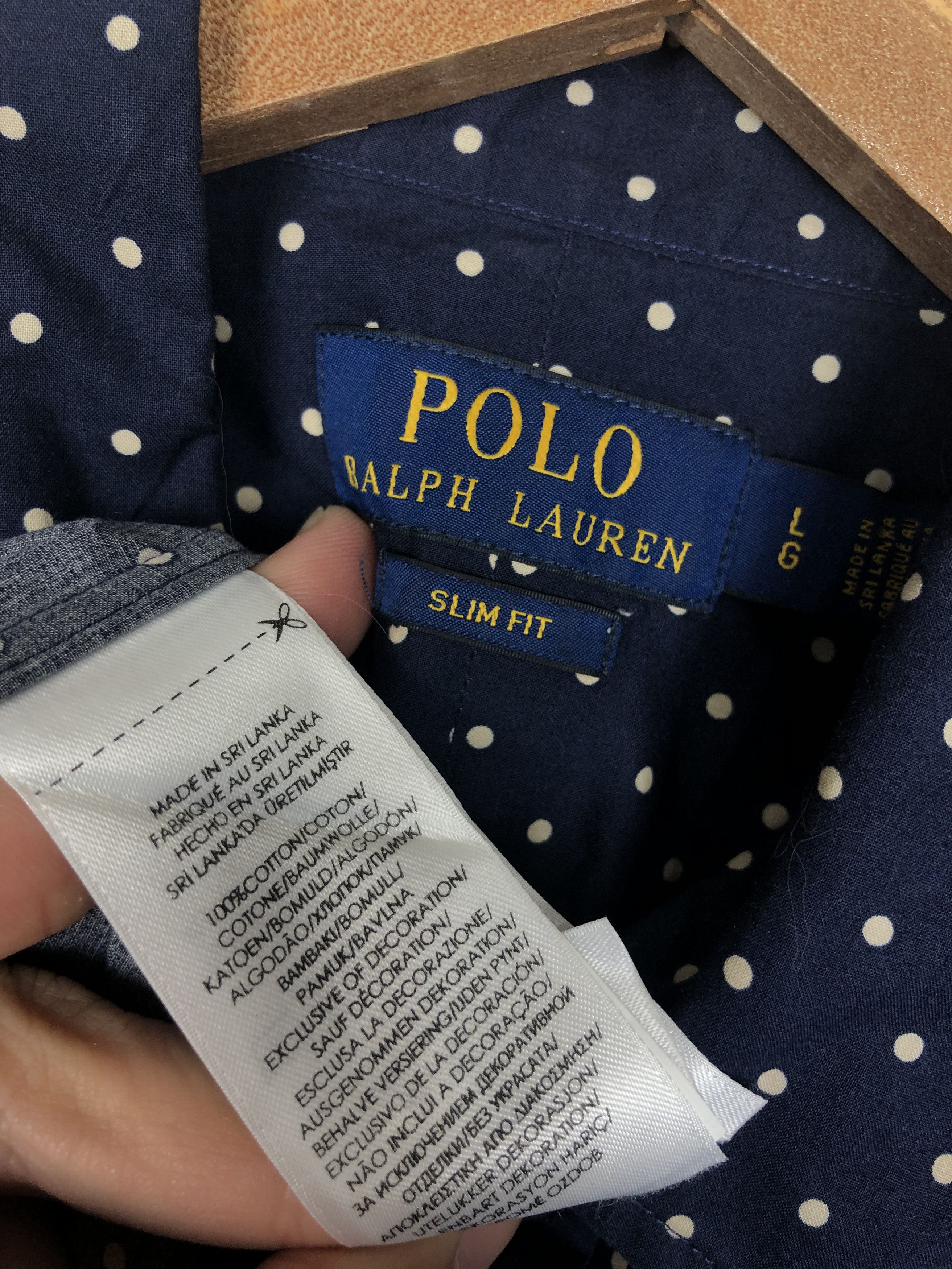 Polo Ralph Lauren Polo Ralph Lauren Shirt Slim Fit Blue size L Size US L / EU 52-54 / 3 - 9 Thumbnail