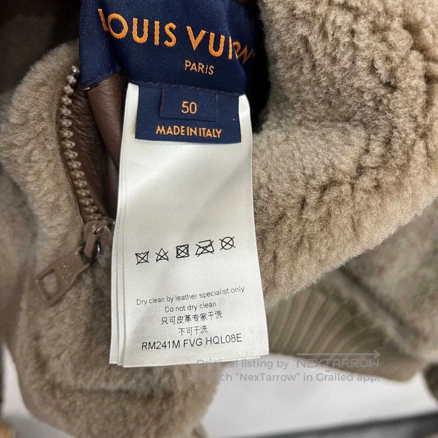 Louis Vuitton Louis Vuitton Shearling Logo Reversible Jacket. Size US M / EU 48-50 / 2 - 6 Thumbnail