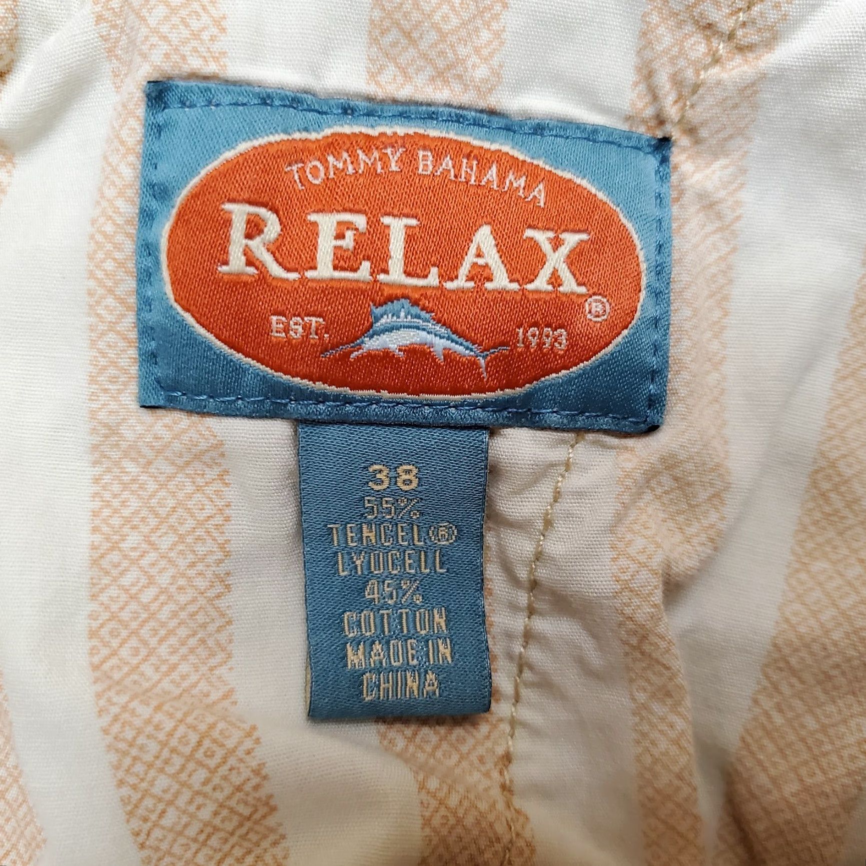 Tommy Bahama Tommy Bahama Shorts Men 38 Beige Lyocell Tencel Blend Cargo Outdoor Casual Relax Size US 38 / EU 54 - 4 Thumbnail