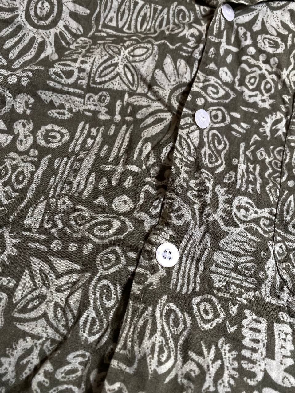 Vintage Short Sleeve Abstract Print Button Up Down Shirt Size US L / EU 52-54 / 3 - 10 Thumbnail